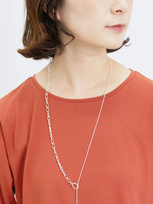 Samansa Mos2 blue「ペプラムドッキングカットソー」|Tシャツ・カットソー|