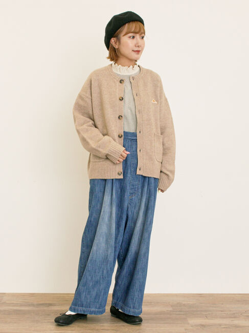 Samansa Mos2「【KELTY&times;Samansa Mos2】クルーネックカーディガン」|カーディガン|