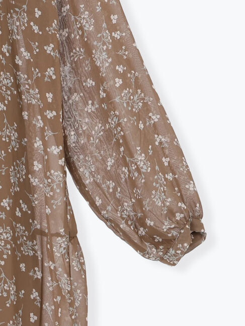 Samansa Mos2 blue「◎花柄ワンピース」|ワンピース|