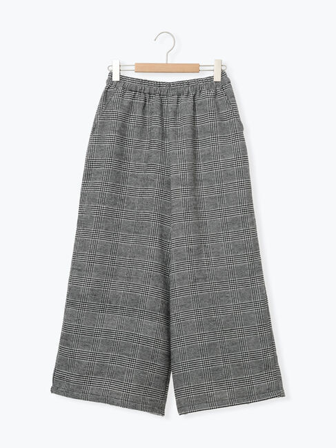 Samansa Mos2「【M/Lサイズ】チェック柄ワイドパンツ」|その他|