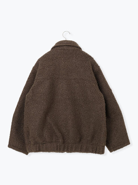 Samansa Mos2 blue「プードルブークレブルゾン」|その他|