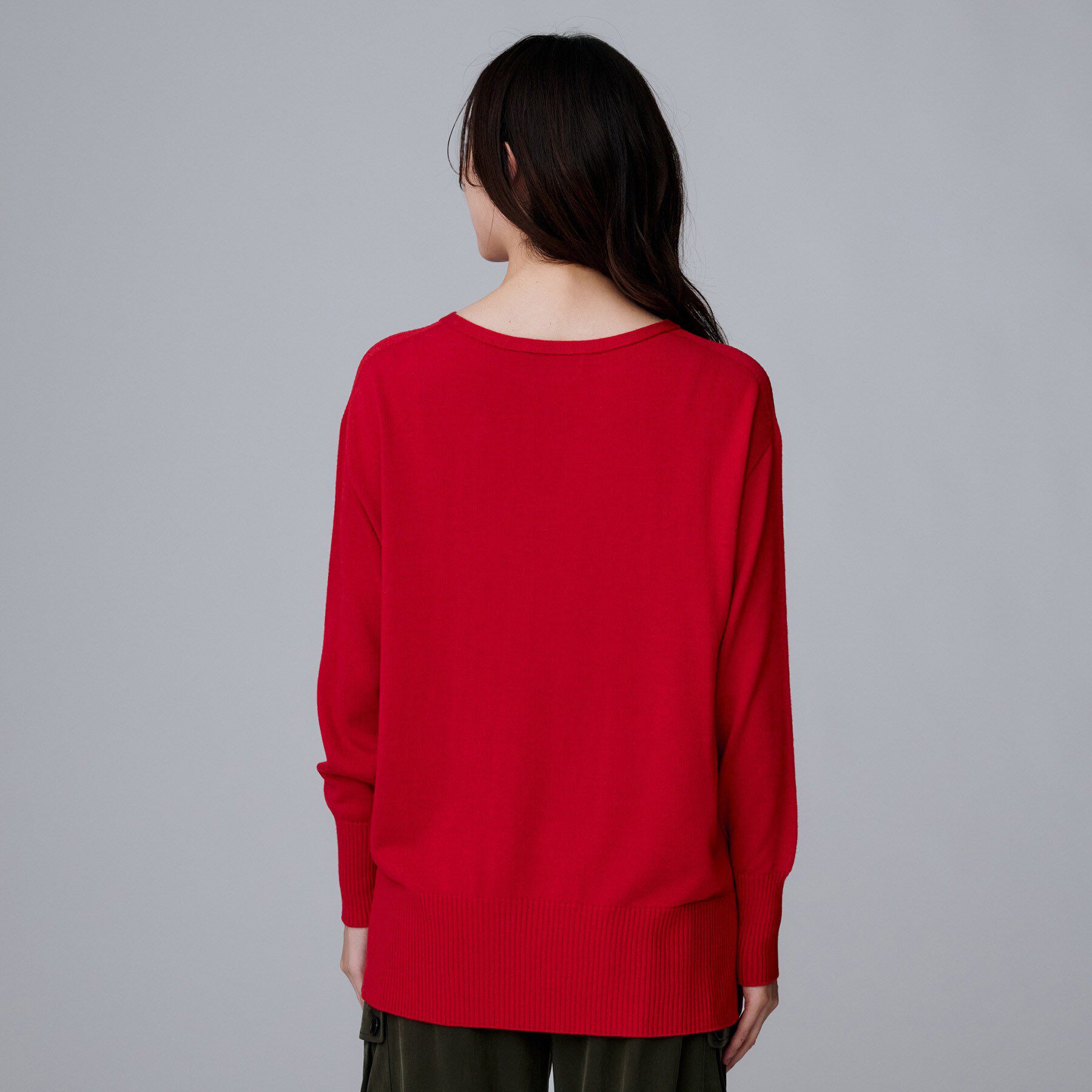 UNTITLED「【8色展開/体型カバー】魅せるタイムレスニット」|ニット・セーター|