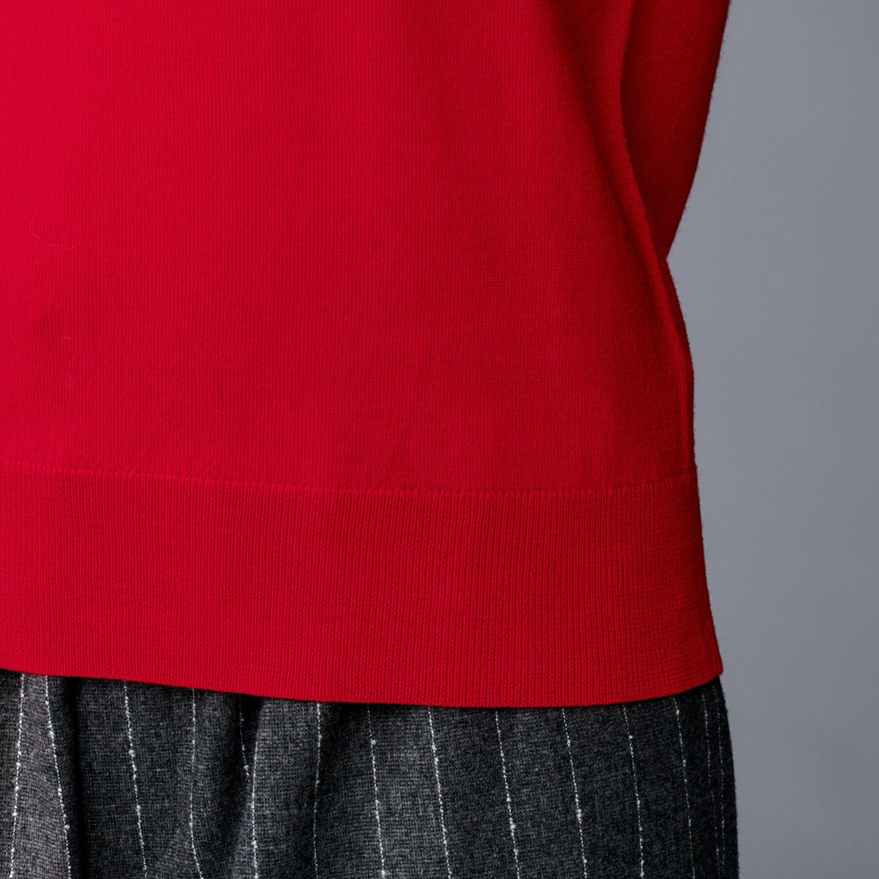 UNTITLED「【アンサンブル可/洗える/ウール100%】クルーネックウールニット」|ニット・セーター|