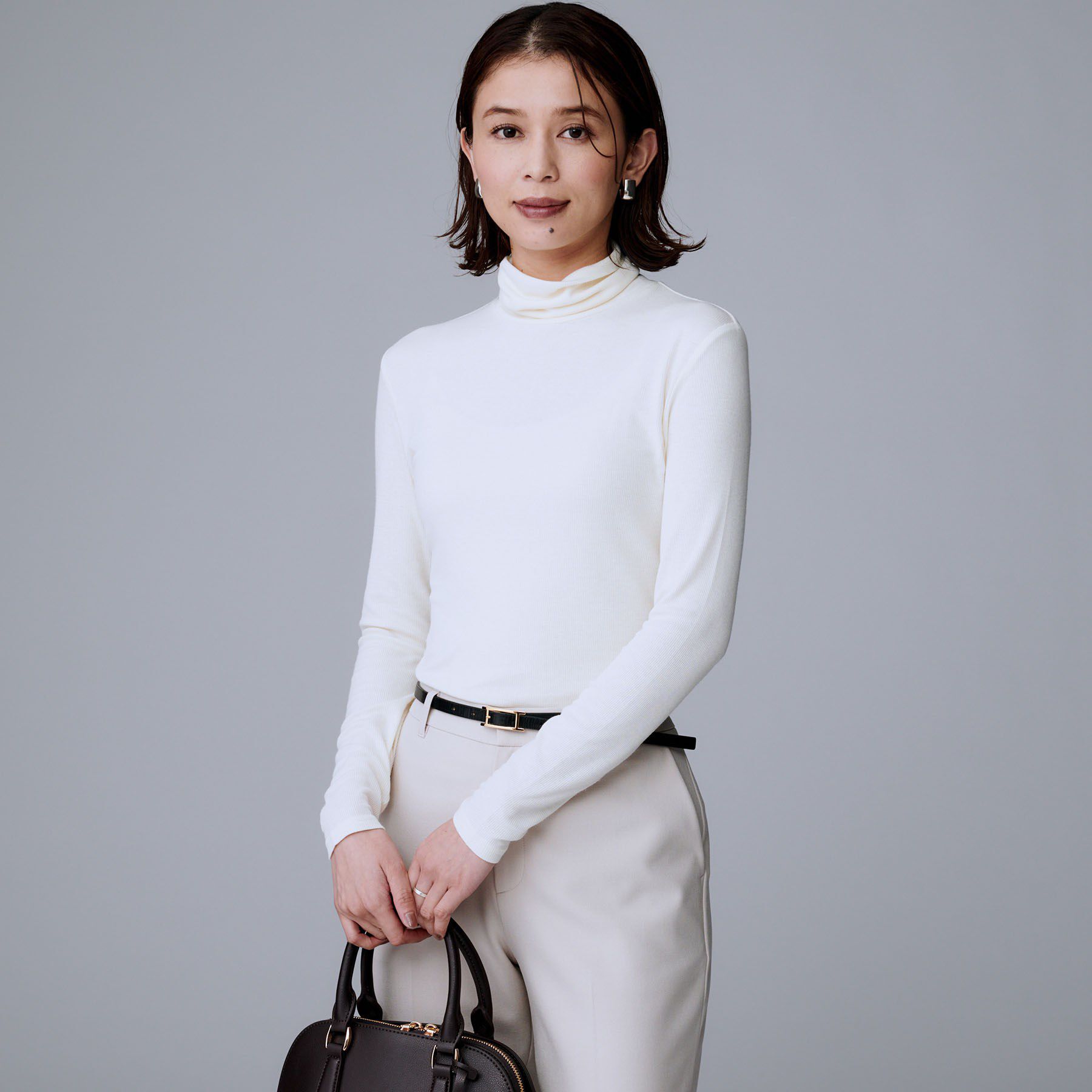 UNTITLED「【吸湿発熱/洗える】ハイネックインナー」|Tシャツ・カットソー|