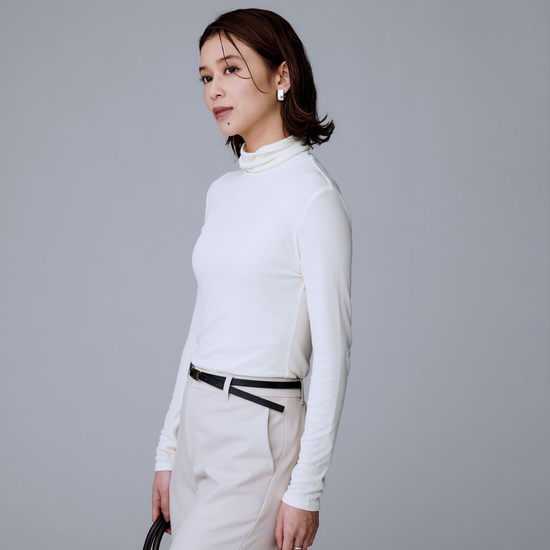 UNTITLED「【吸湿発熱/洗える】ハイネックインナー」|Tシャツ・カットソー|