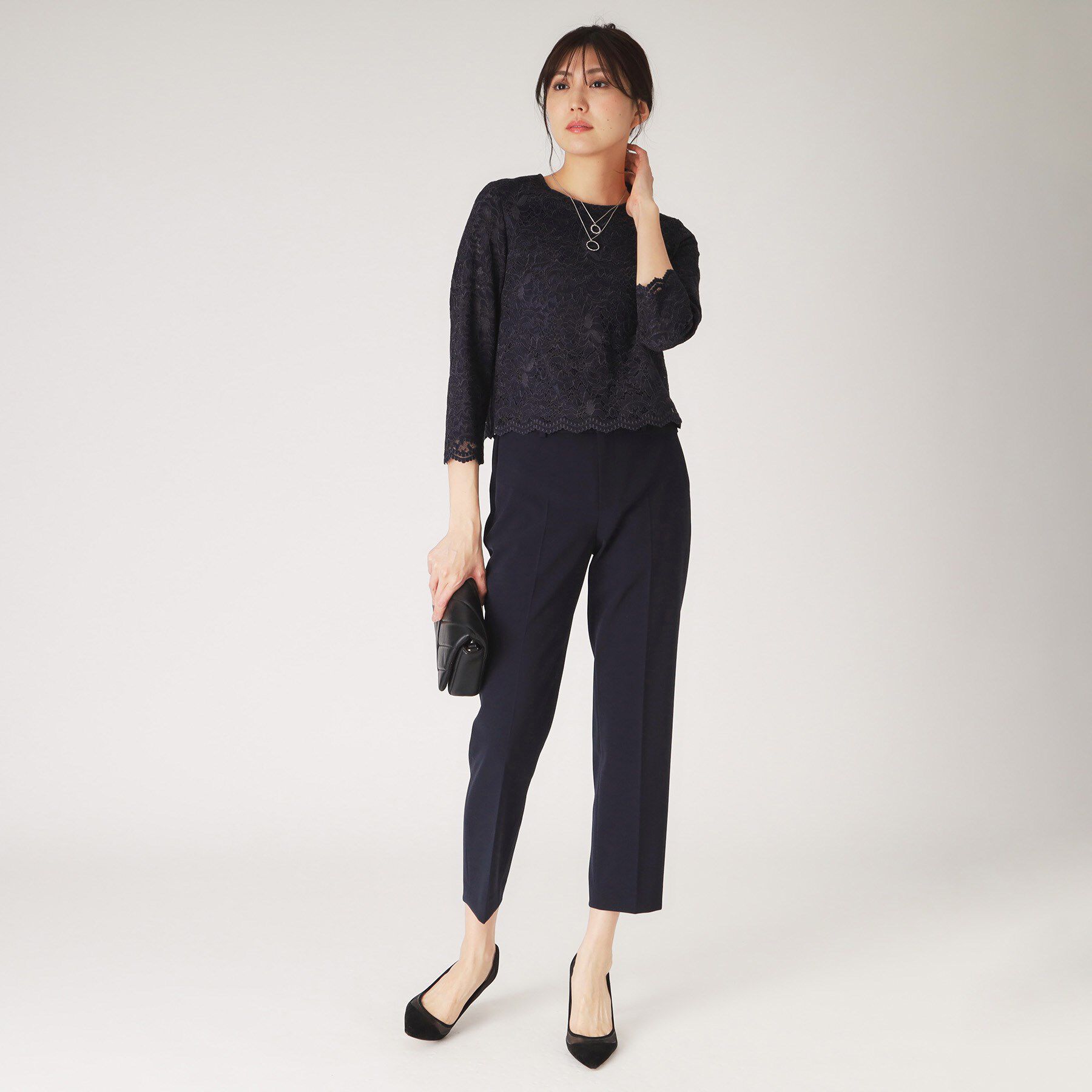 COUP DE CHANCE「【洗える】レースブラウス」|シャツ・ブラウス|