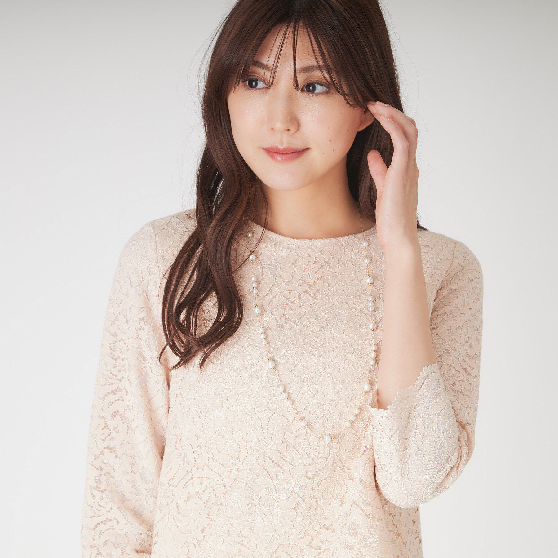 COUP DE CHANCE「【洗える】レースブラウス」|シャツ・ブラウス|