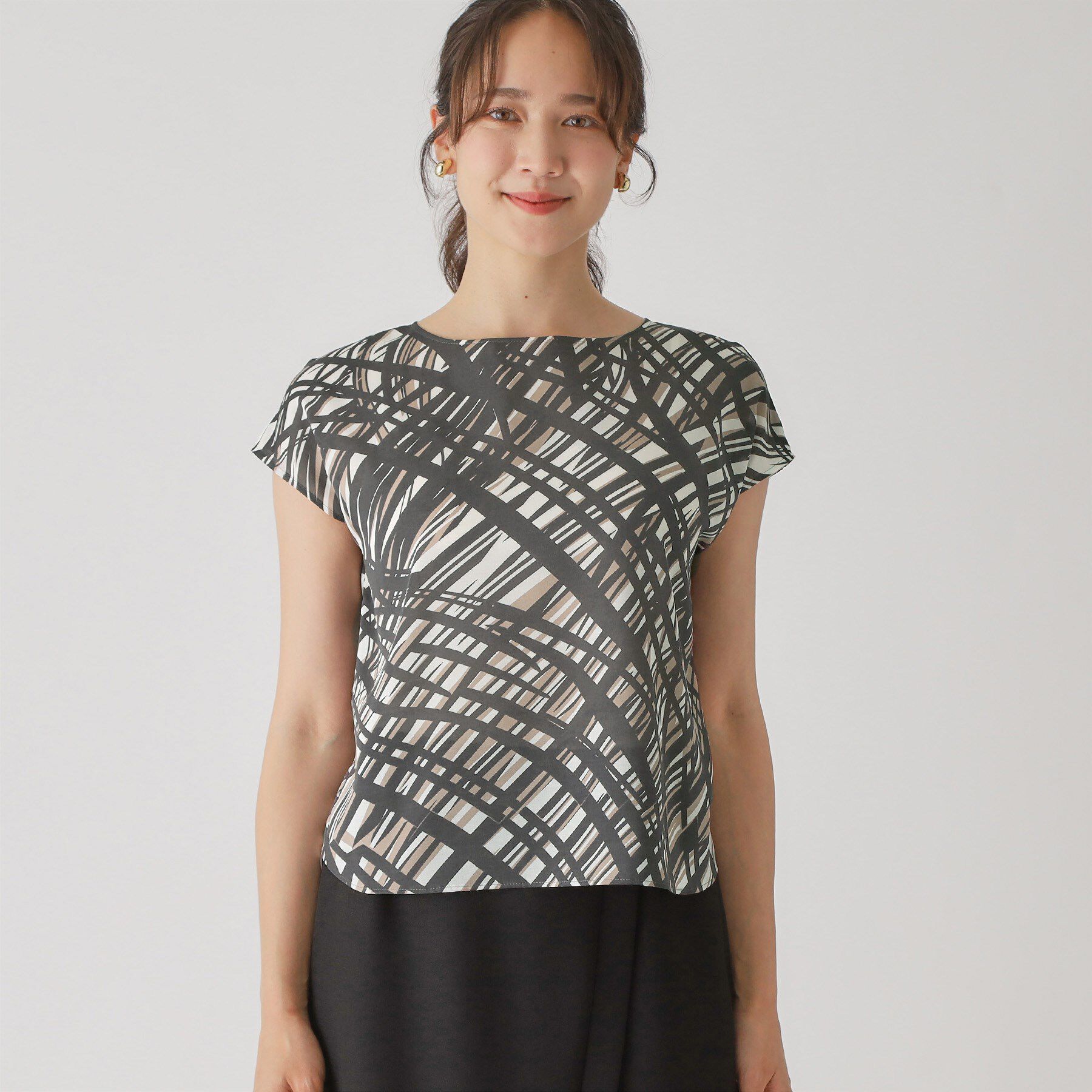 COUP DE CHANCE「【手洗い可／日本製】上品チェック柄のブラウス」|シャツ・ブラウス|