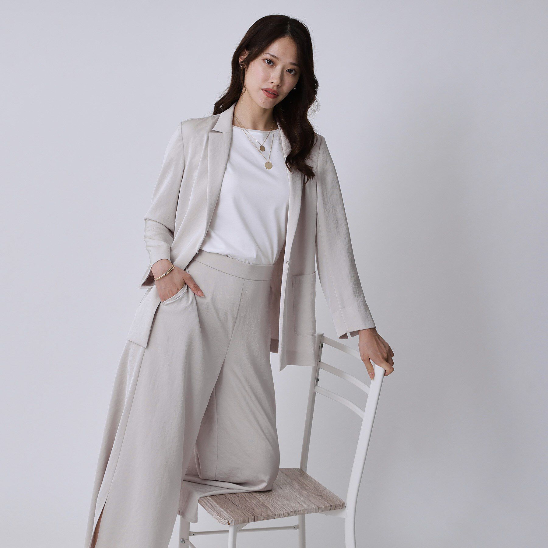 COUP DE CHANCE「【手洗い可／日本製】テーラードジャケット」|テーラードジャケット|