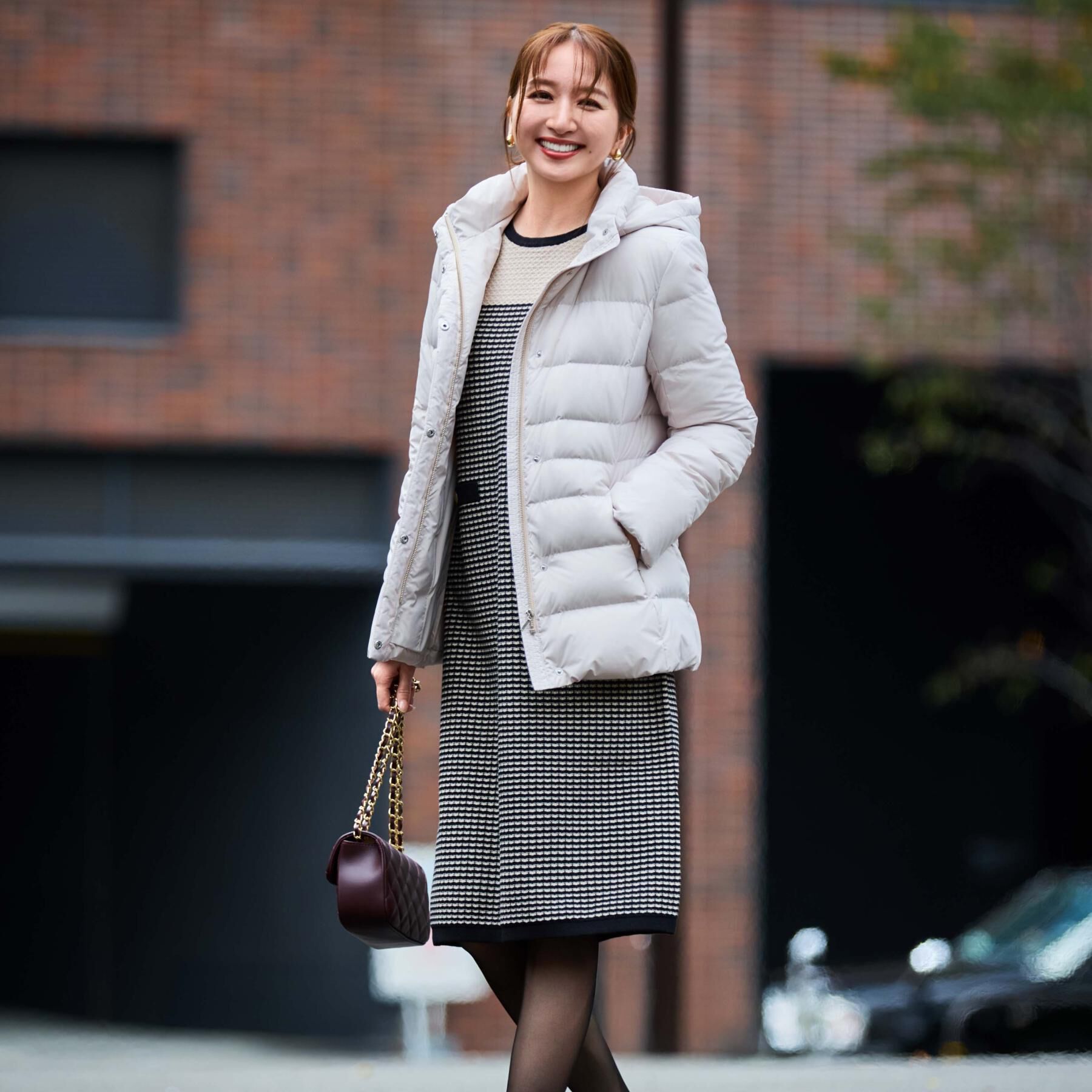 COUP DE CHANCE「【フランス産ホワイトダックダウン／FP800保温性◎／抗菌防臭／手洗い可】ミドル丈ダウンコート」|ダウン|