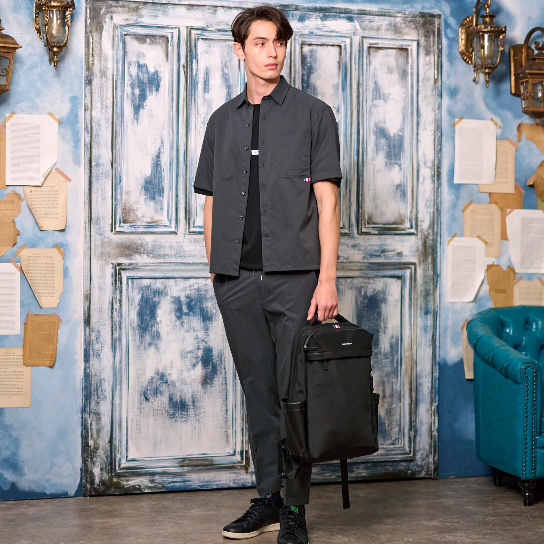 DRESSTERIOR「【セットアップ可/撥水性/UVカット/Safari5月号掲載】COOL DOTS ショートスリーブシ」|シャツ・ブラウス|