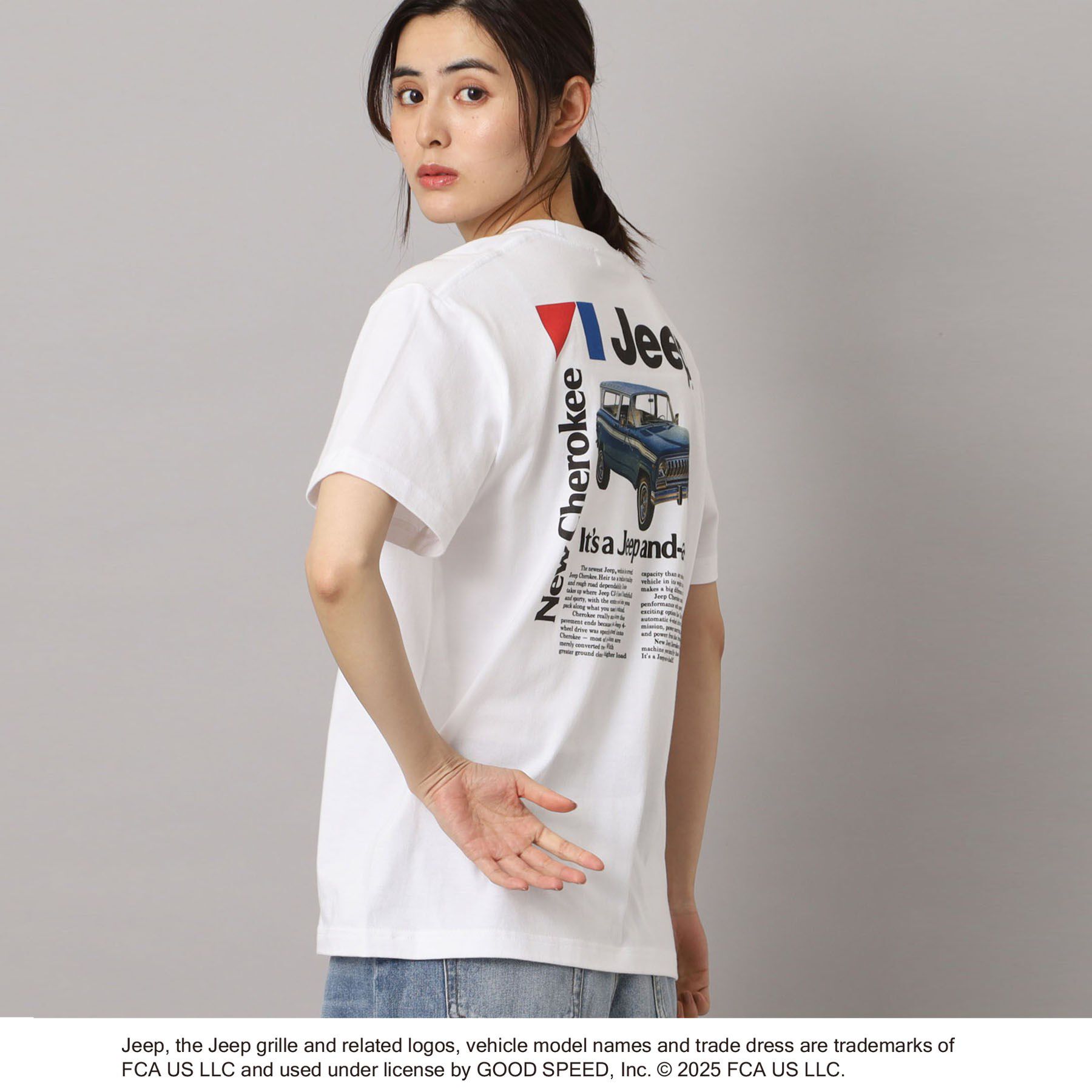 DRESSTERIOR「GOOD ROCK SPEED（グッドロックスピード）JEEP(R) チェロキー プリントTシャツ」|Tシャツ・カットソー|
