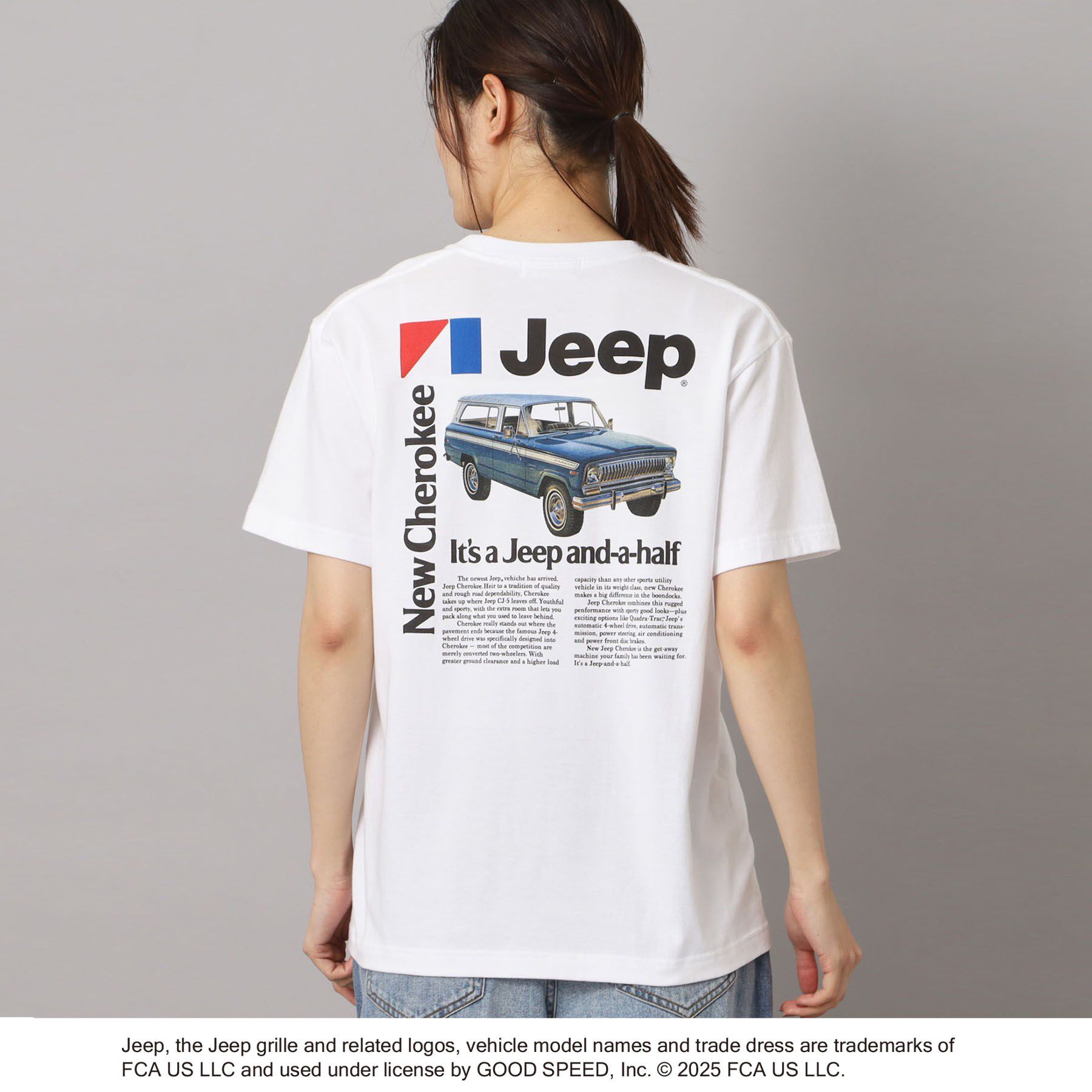 DRESSTERIOR「GOOD ROCK SPEED（グッドロックスピード）JEEP(R) チェロキー プリントTシャツ」|Tシャツ・カットソー|