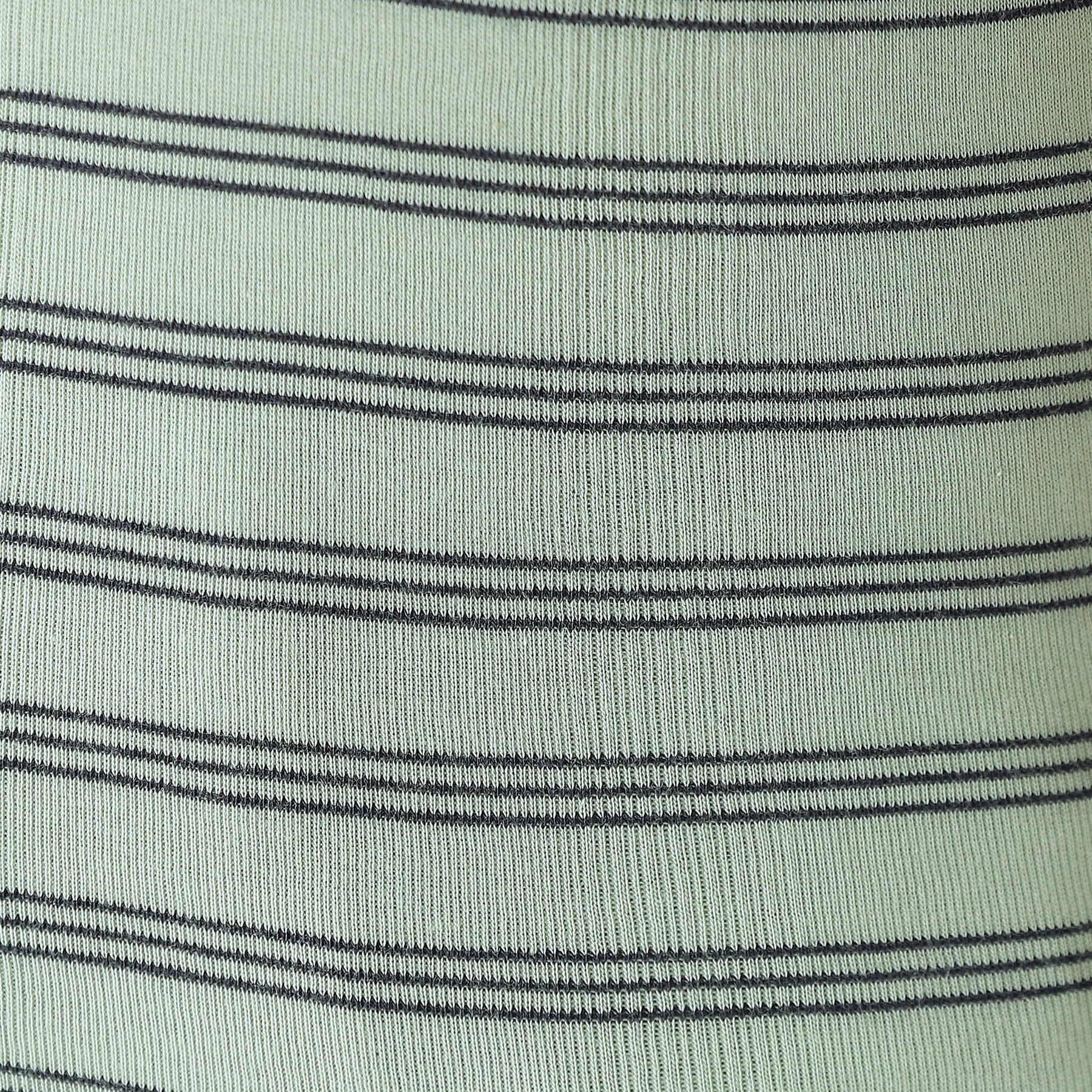 DRESSTERIOR「Robert．P．Miller（ロベルト・ピー・ミラー）パネルリブボーダーUネックTシャツ」|Tシャツ・カットソー|