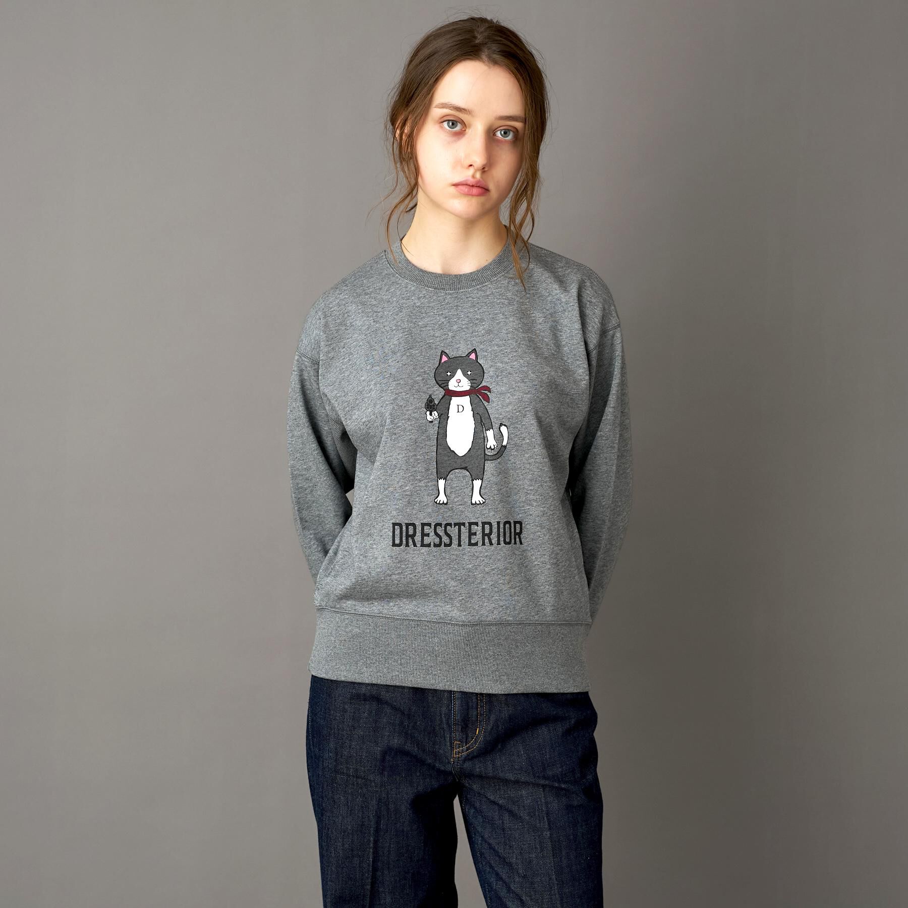 DRESSTERIOR「【ECルクア別注】キャット裏毛スウェット」|パーカー|