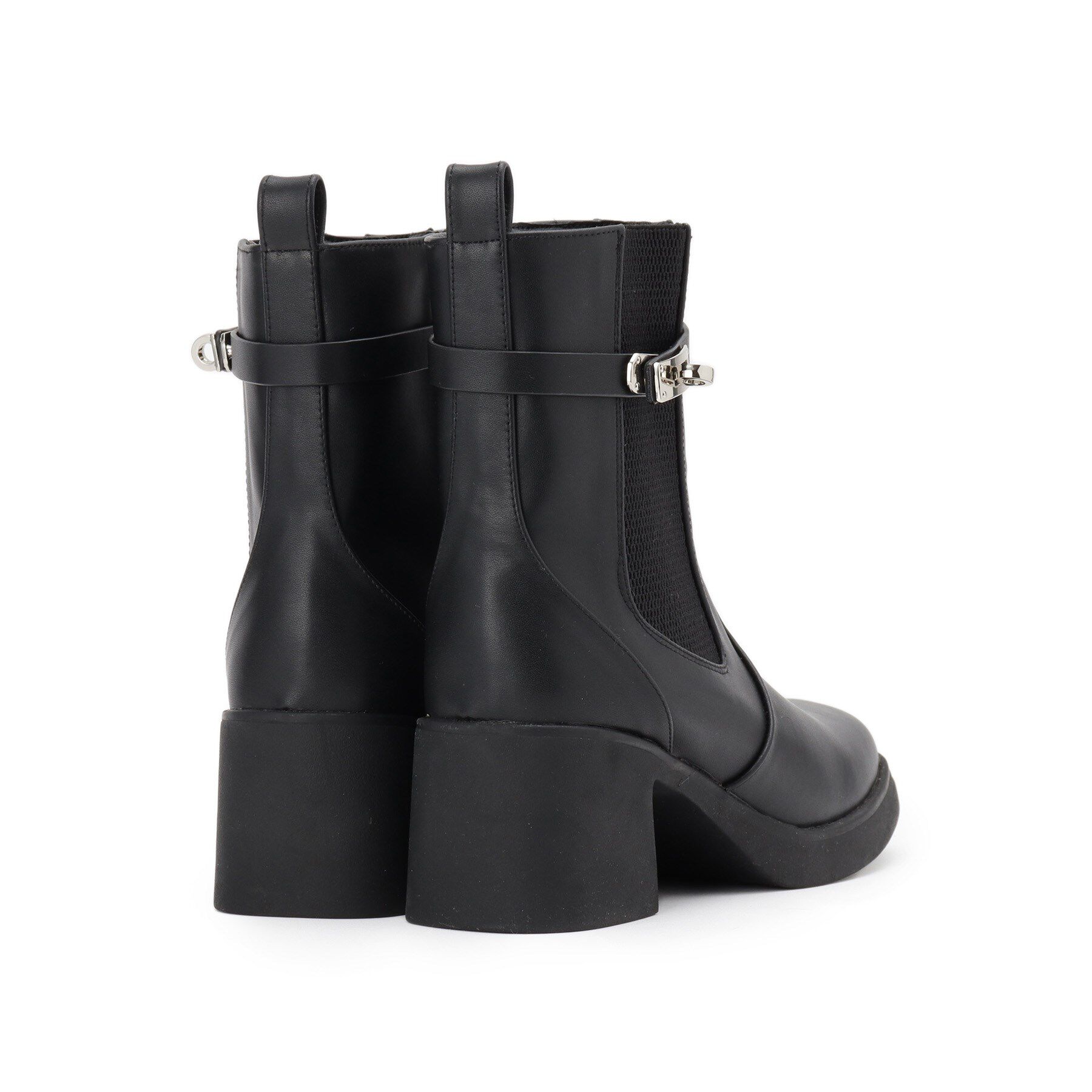 DRESSTERIOR「ターンバックルショートブーツ」|ショートブーツ|