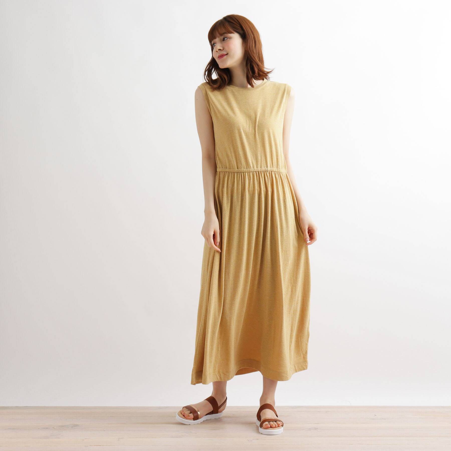 grove「【champion】ノースリーブOP」|ワンピース|イエロー(032)