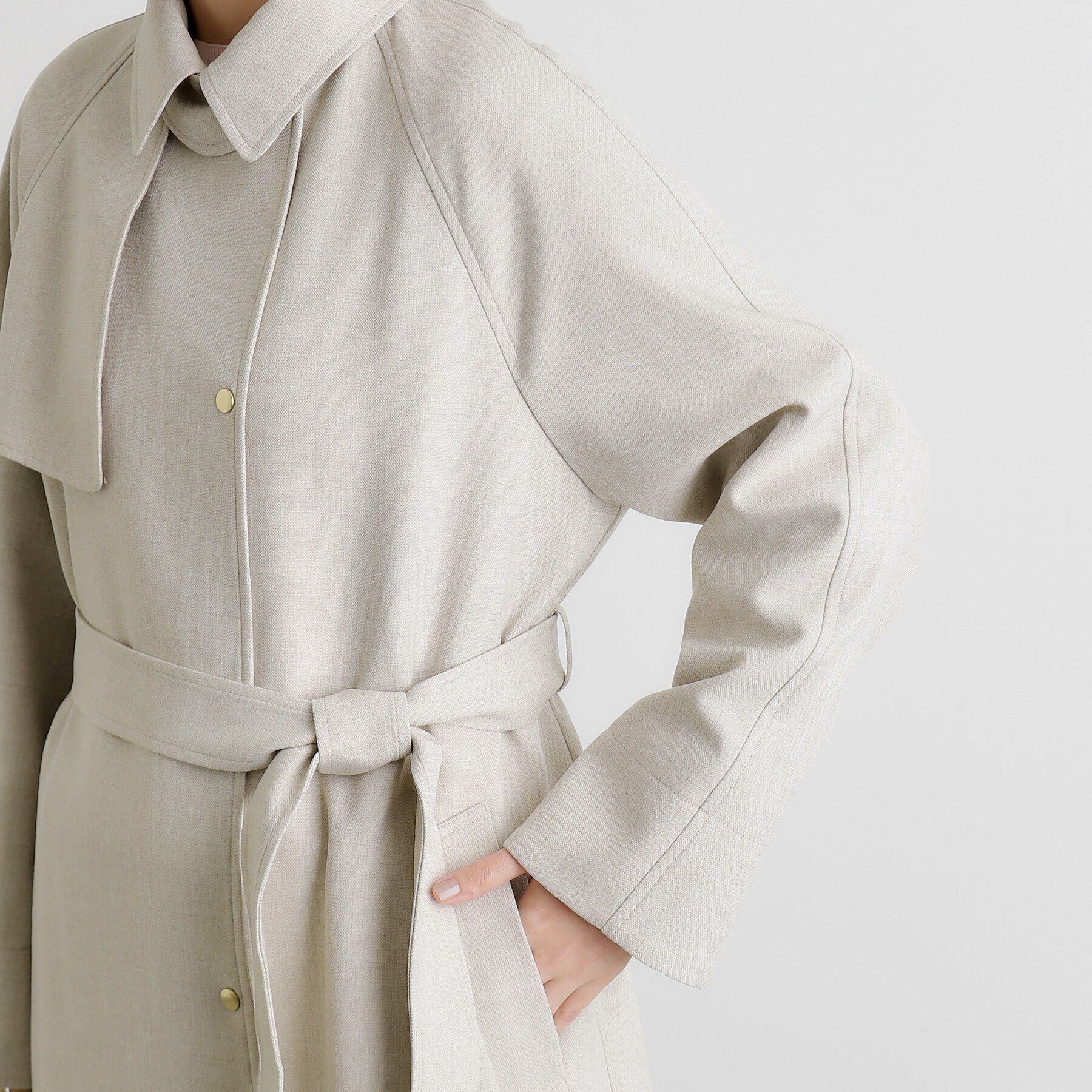 grove「【雑誌掲載】ツイルトレンチコート」|トレンチコート|