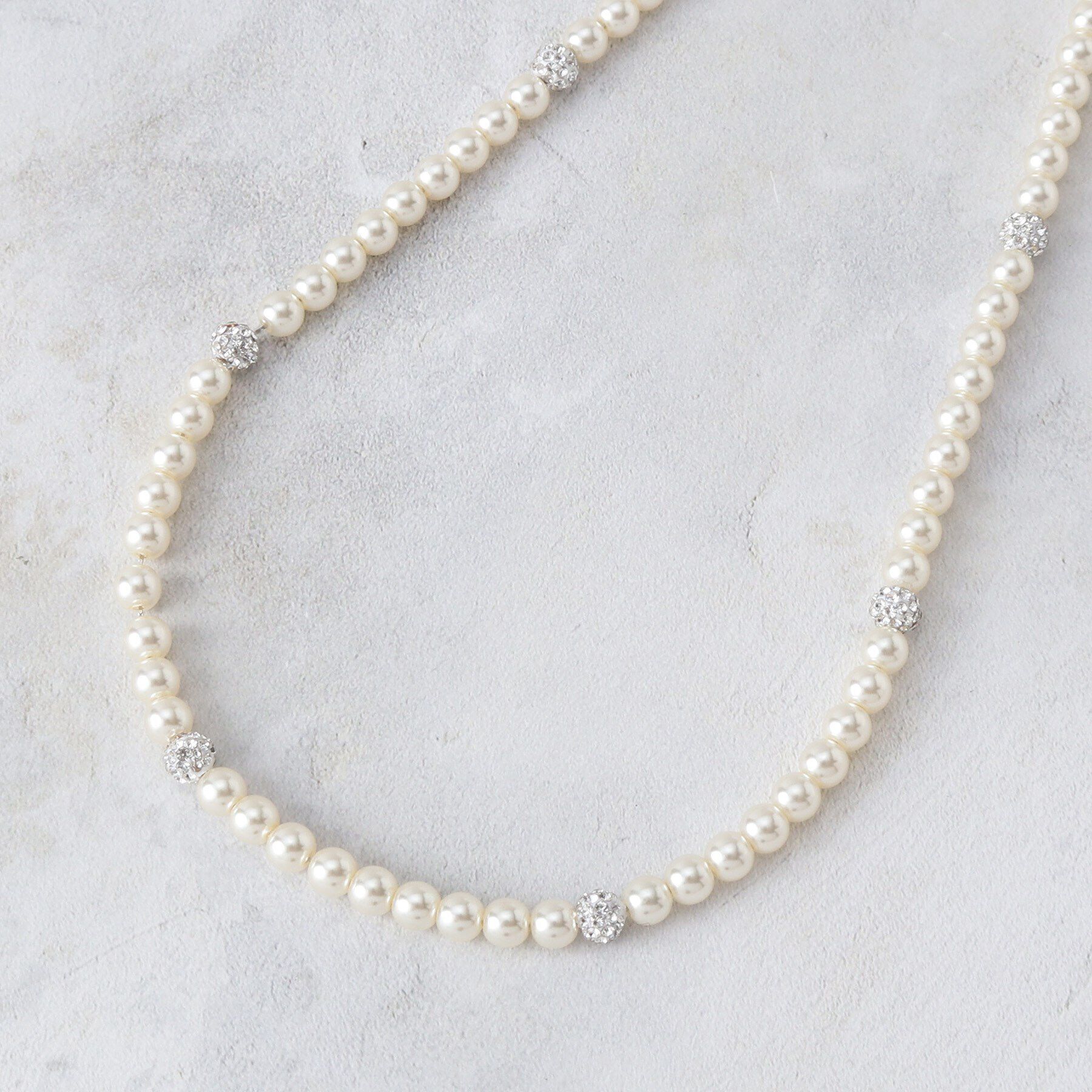 grove「フェイクパールパヴェネックレス【2WAY/入卒対応可】」|ネックレス|