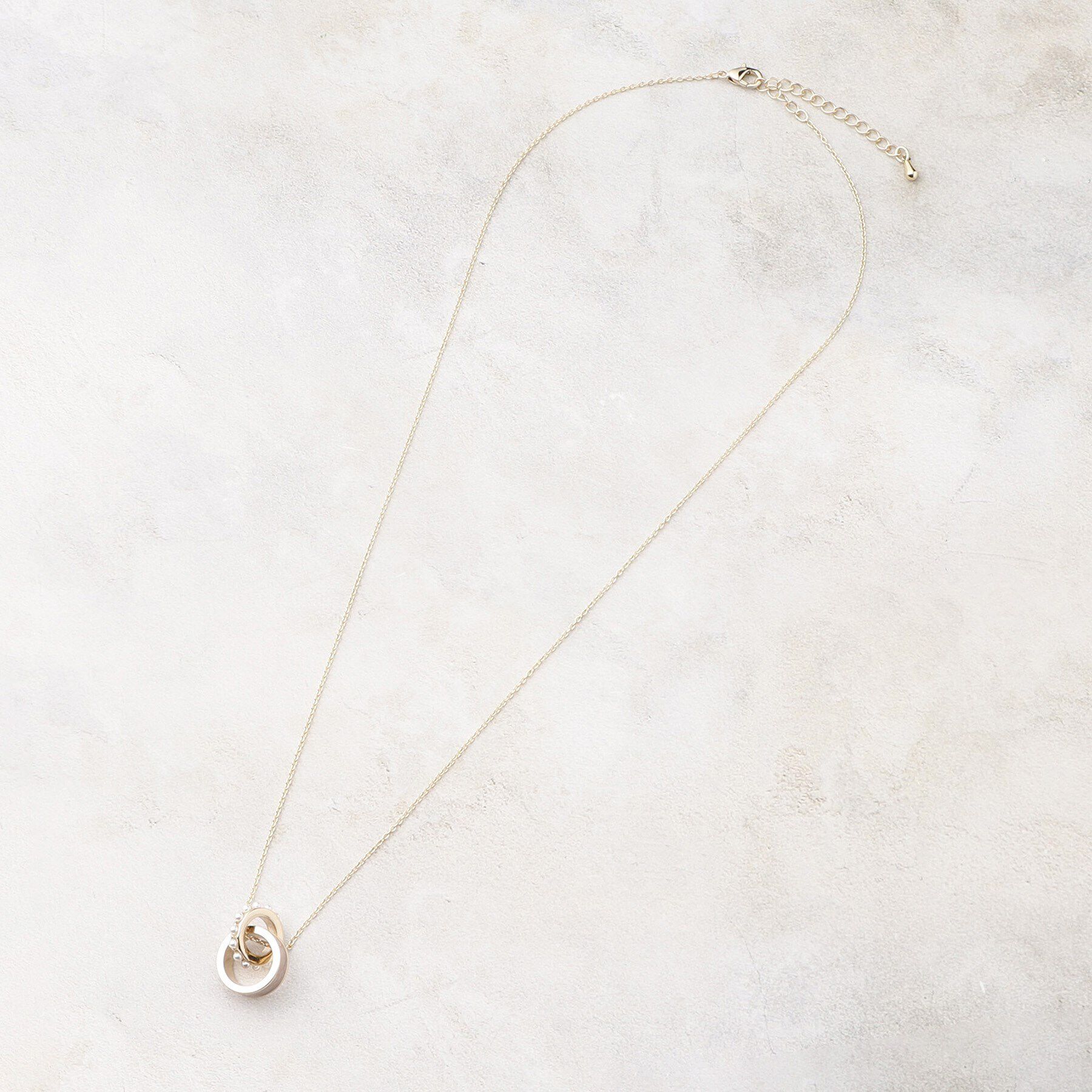 grove「フェイクパールエポリングネックレス」|ネックレス|