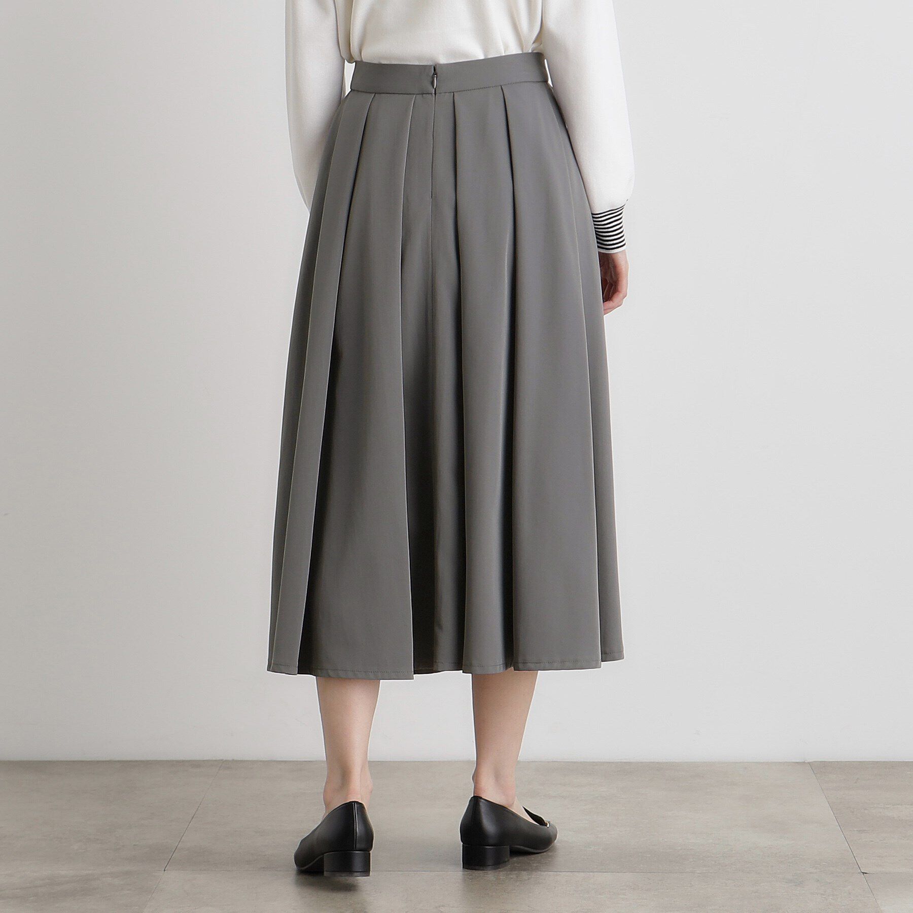 grove「イレギュラータックフレアスカート」|スカート|