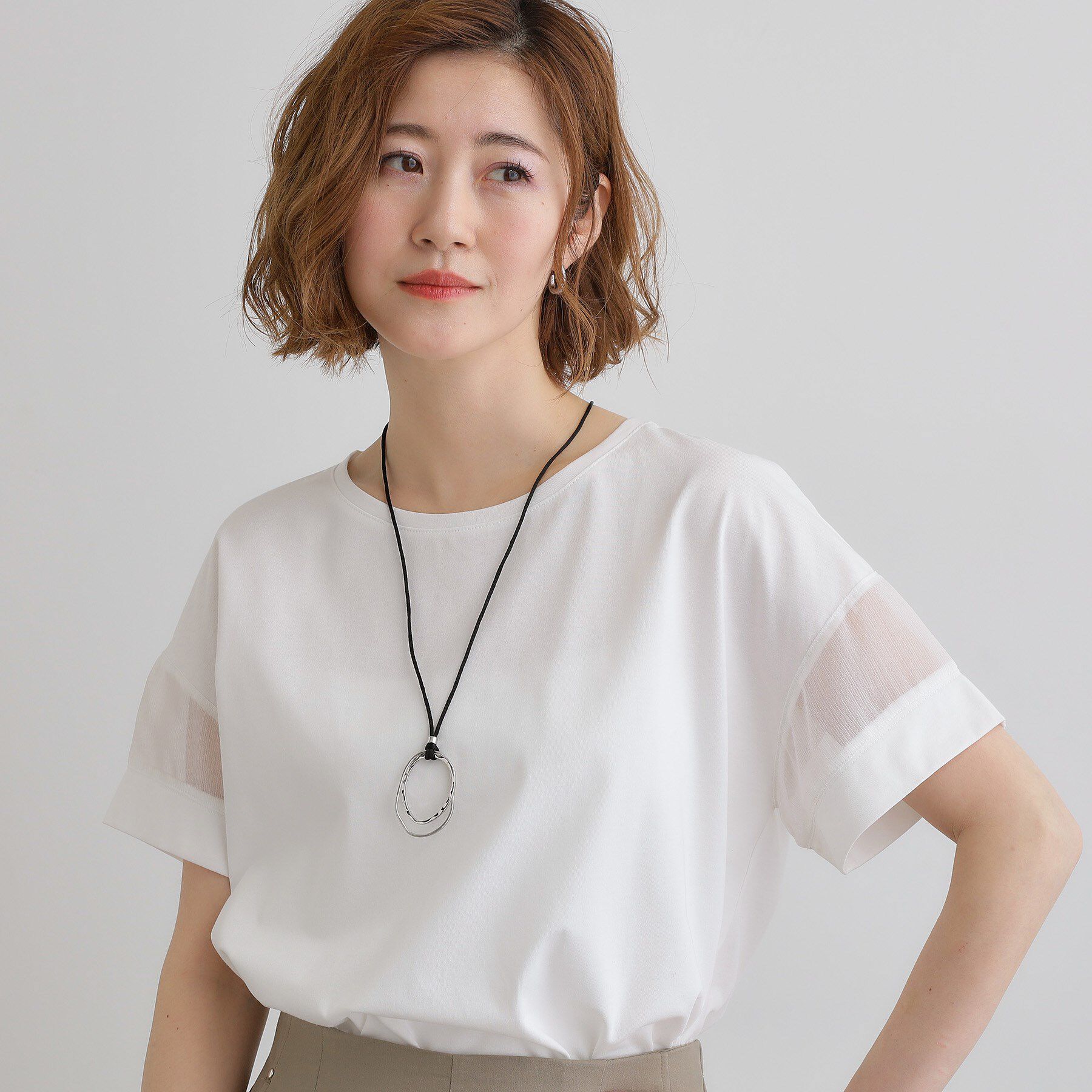 grove「コードメタルリングネックレス」|ネックレス|