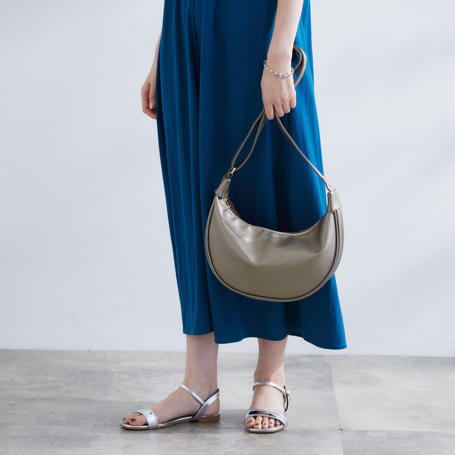 grove「アソート変形ムーンショルダー」|ショルダー・メッセンジャー|ブラックシルバー(0