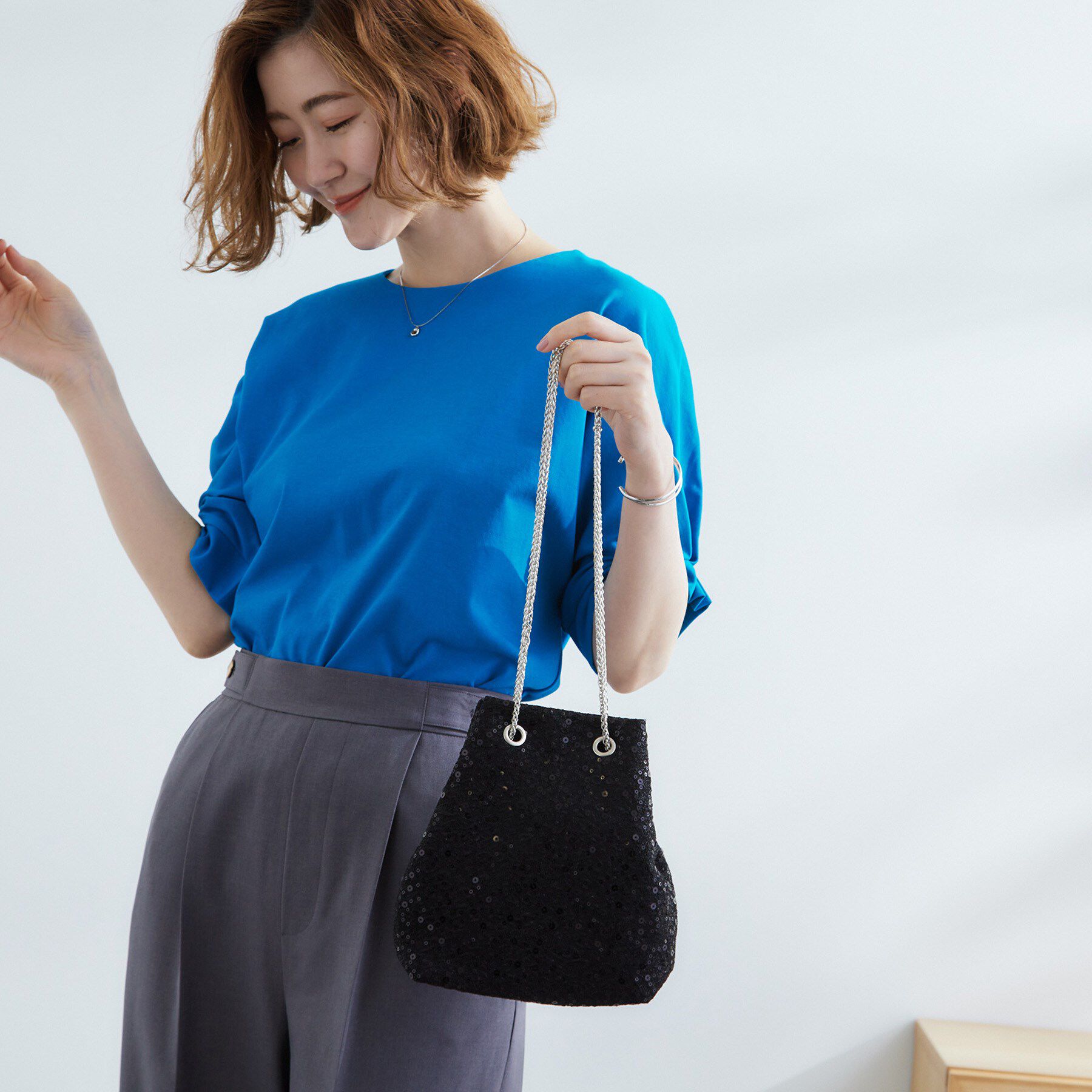 grove「アソートチェーン巾着ショルダー」|ショルダー・メッセンジャー|