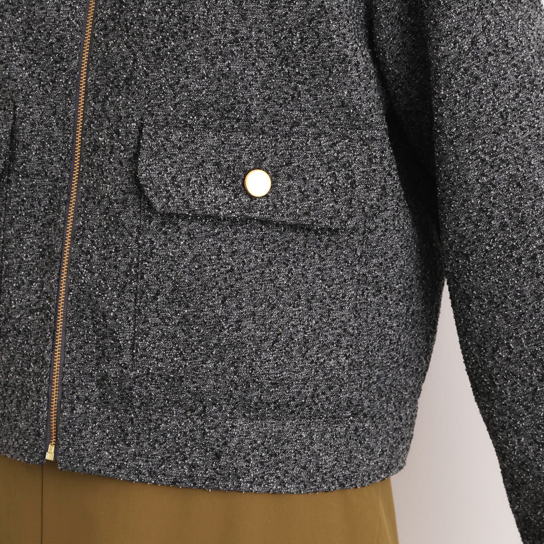 grove「カジュアルに羽織れる、大人のツイードトラックジャケット」|ブルゾン・スタジャン|