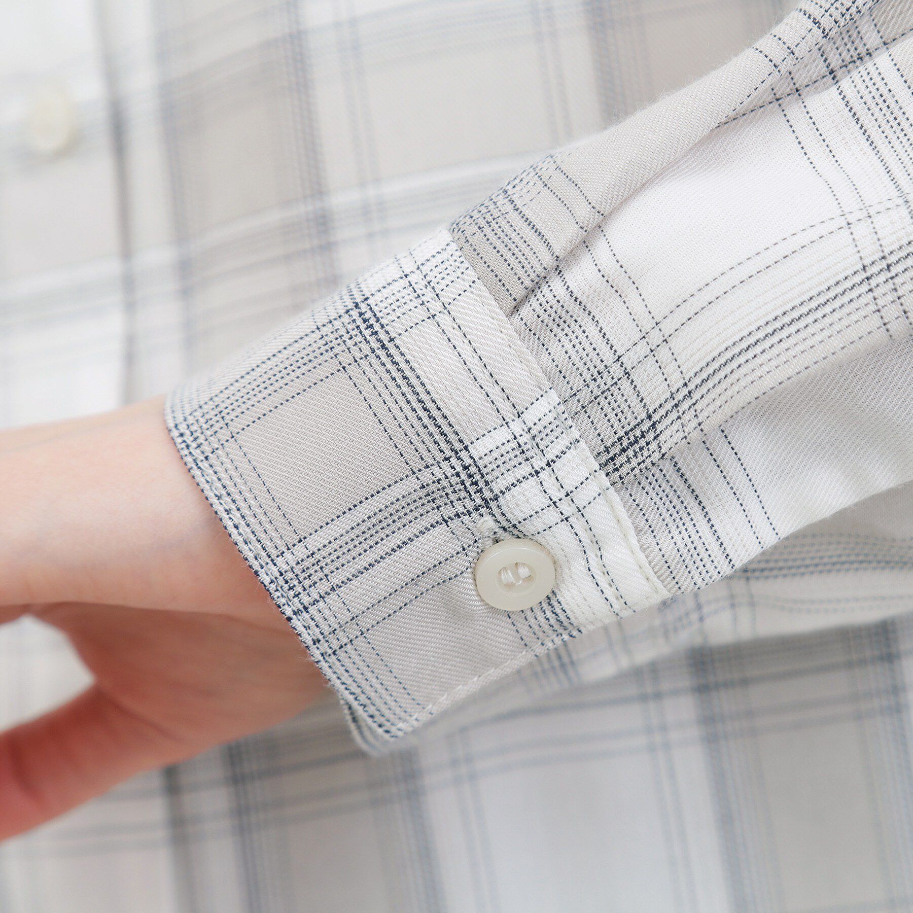 grove「【大人の抜け感】オンブレーチェックシャツ」|シャツ・ブラウス|