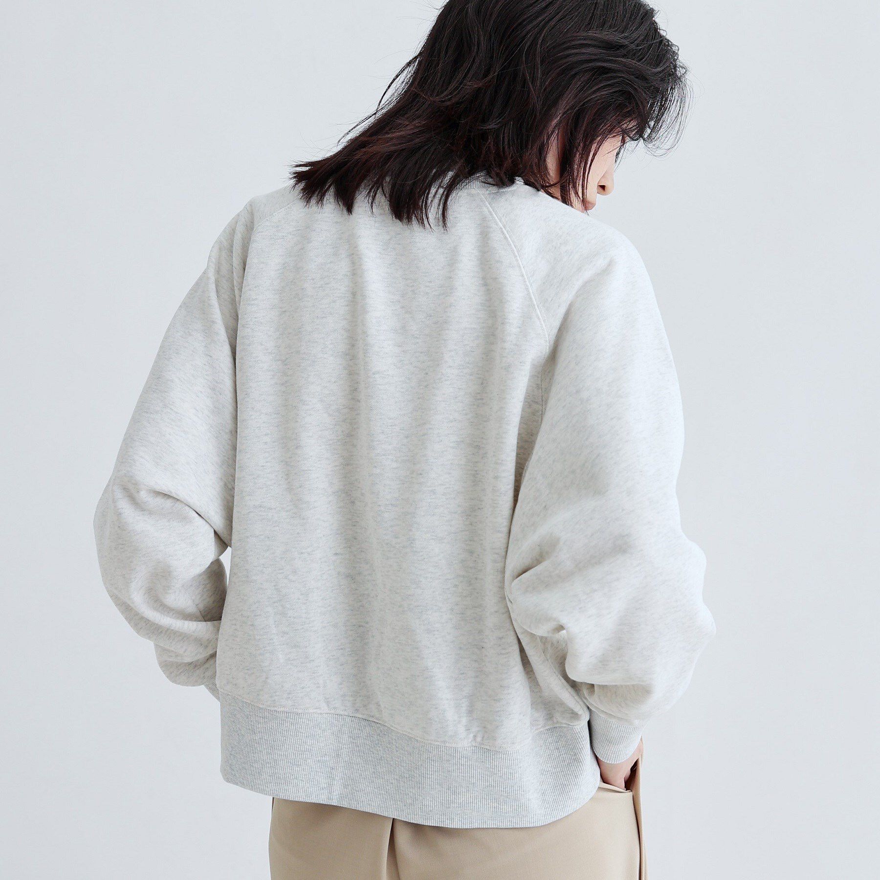 GALLEST「ラウンドヘム裏毛ロゴトップス」|パーカー|