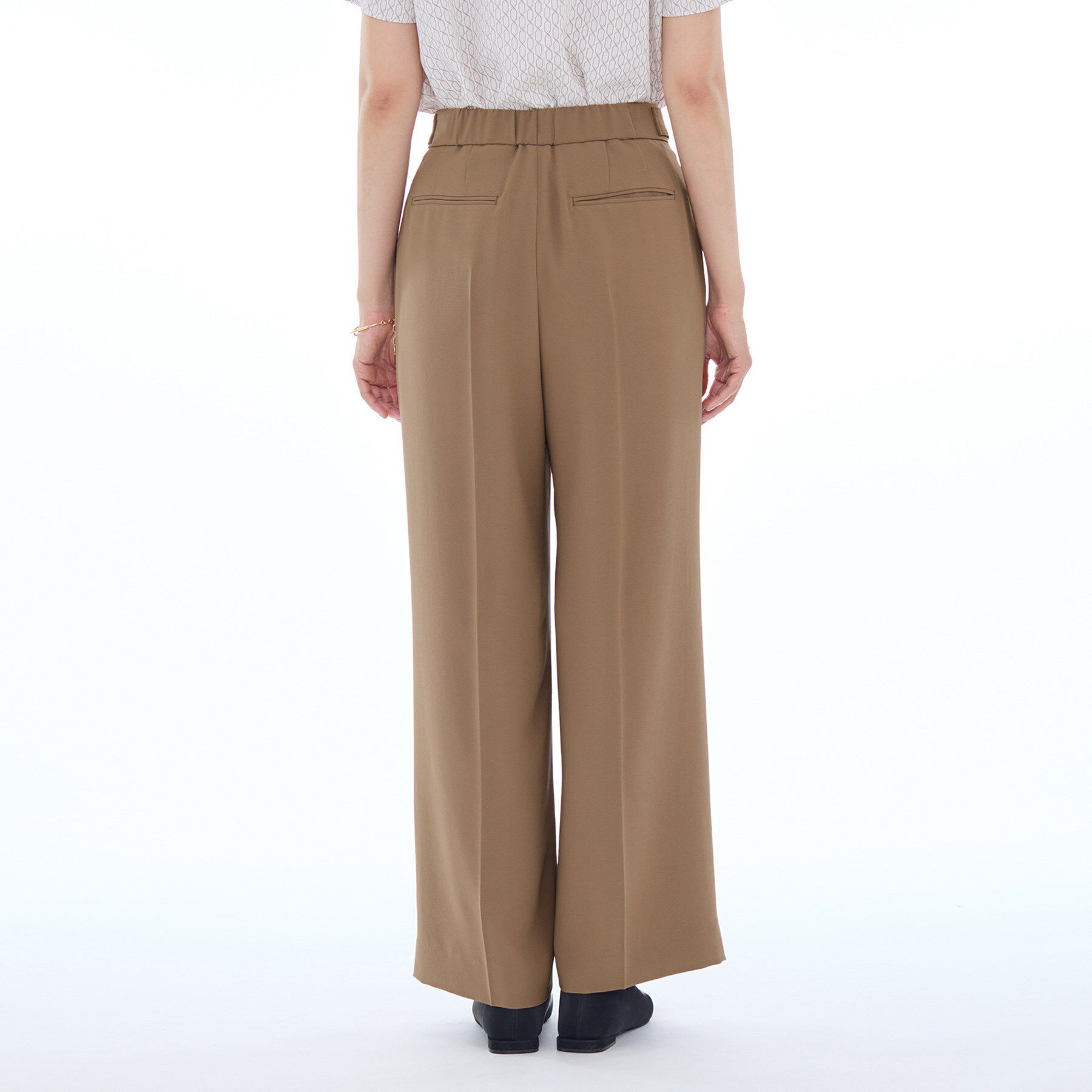 INDIVI「【着心地◎！】タックワイドパンツ」|その他|