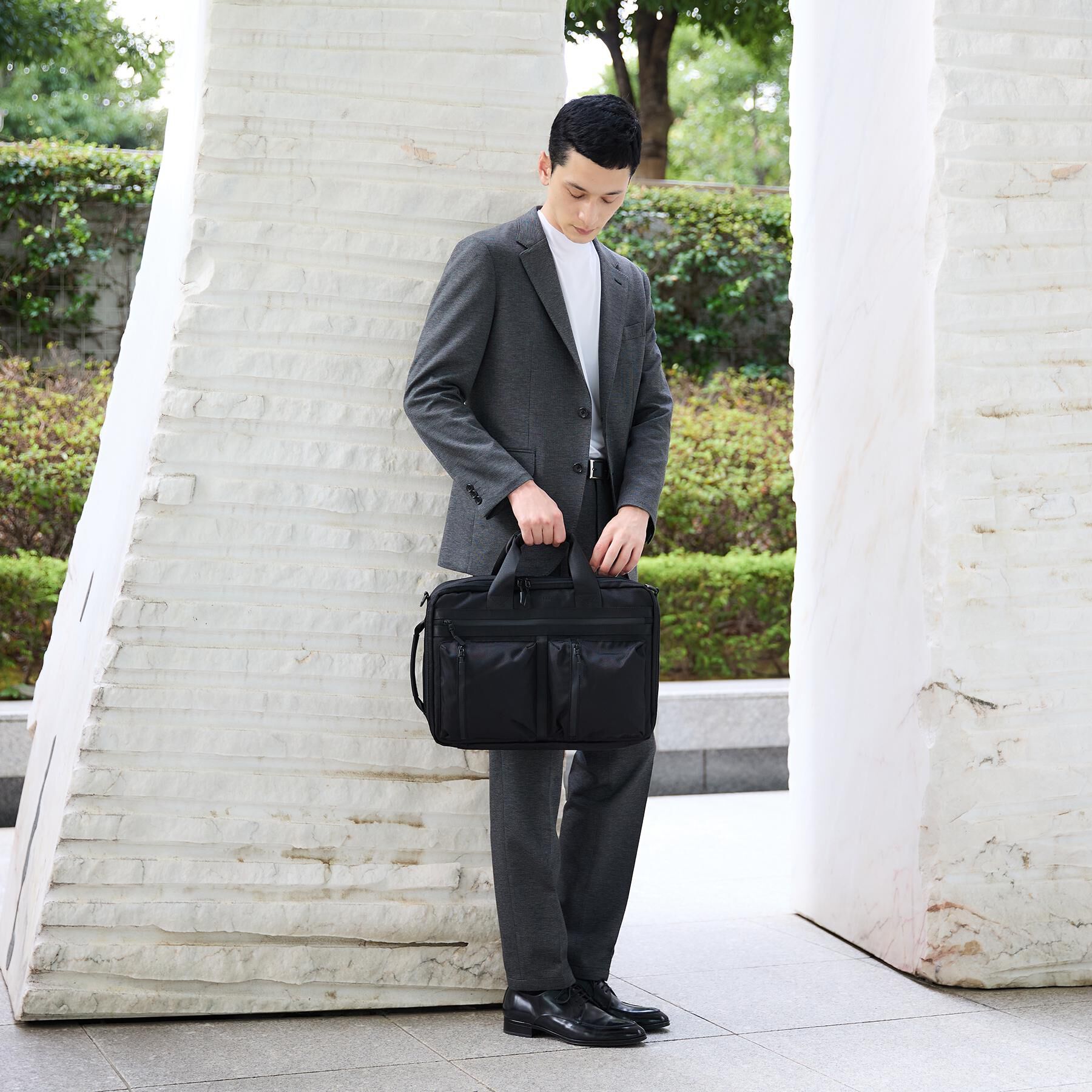 TAKEO KIKUCHI「【3WAY】ラージキャパシティ ブリーフバッグ」|ビジネスバッグ|