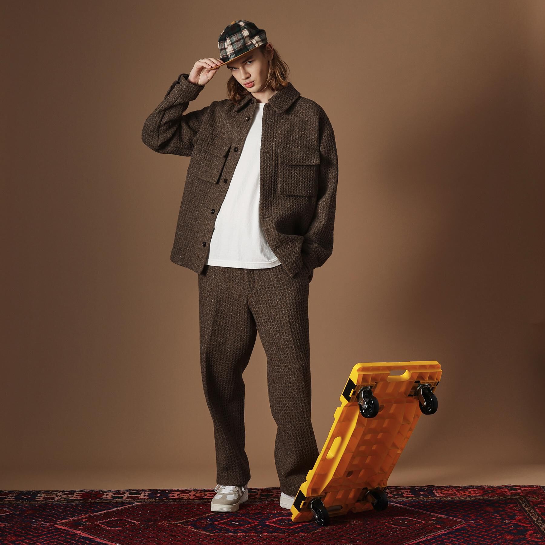 40CARATS&525「ウールワッフルオーバーシャツ」|シャツ・ブラウス|