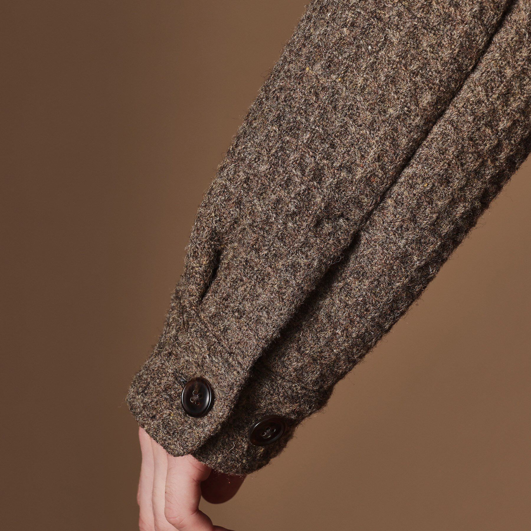 40CARATS&525「ウールワッフルオーバーシャツ」|シャツ・ブラウス|