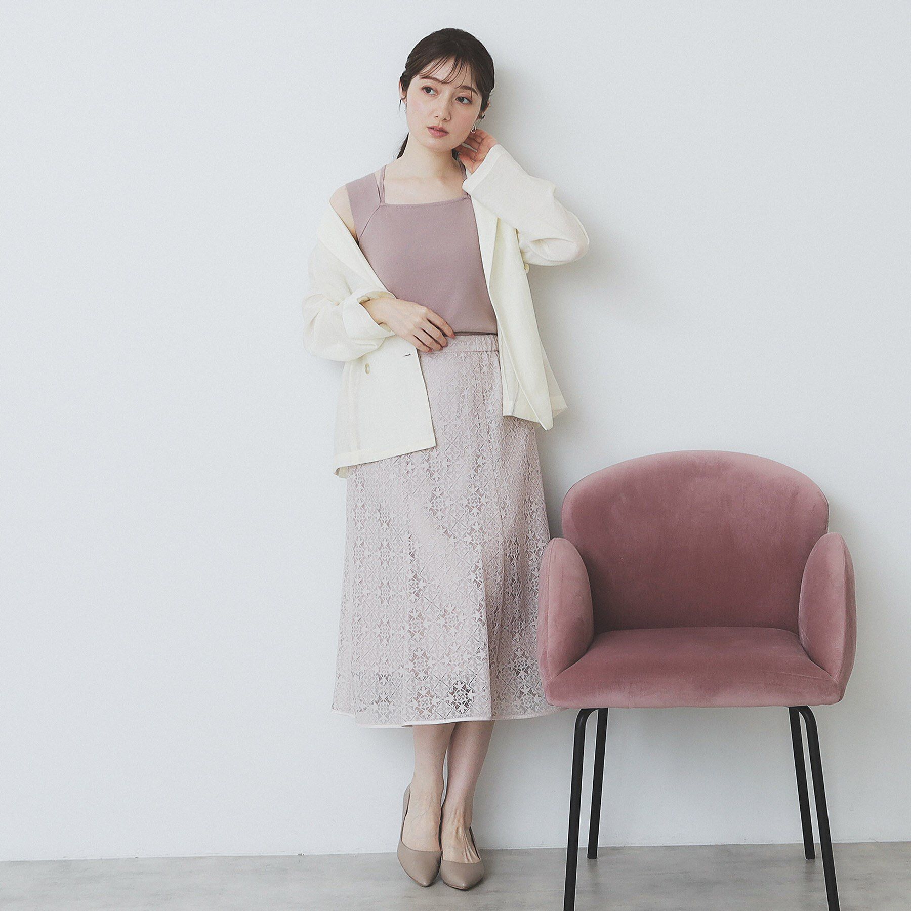 index「スクエアネックニットタンク【洗濯機洗い可】」|キャミソール|