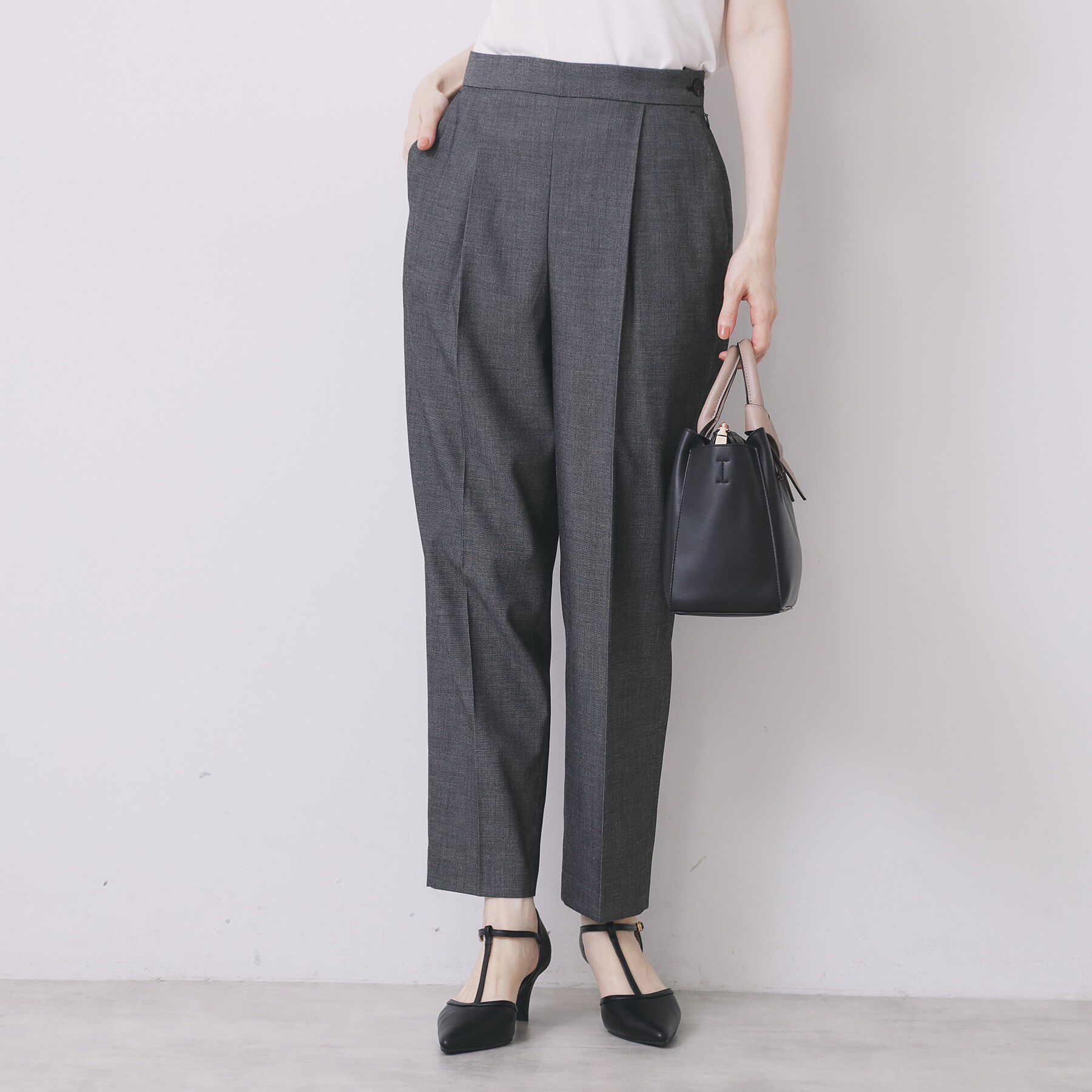 index「ウールライクストレッチテーパードパンツ/セットアップ対応【洗濯機OK】」|その他|