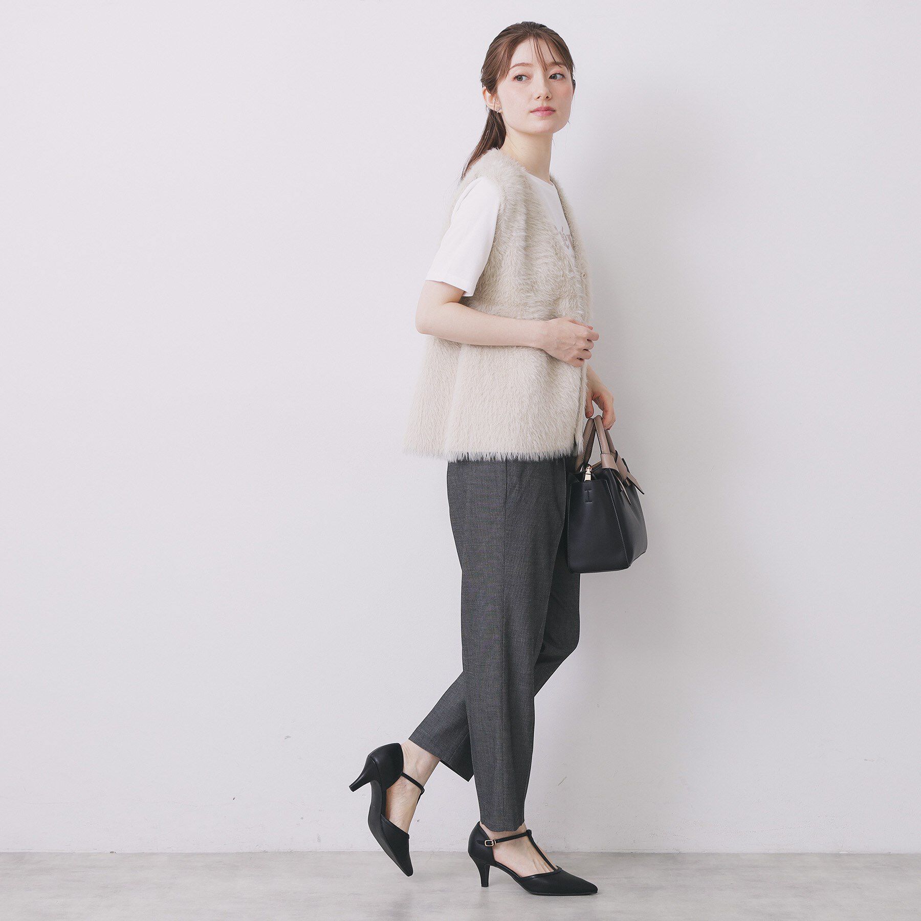 index「ウールライクストレッチテーパードパンツ/セットアップ対応【洗濯機OK】」|その他|