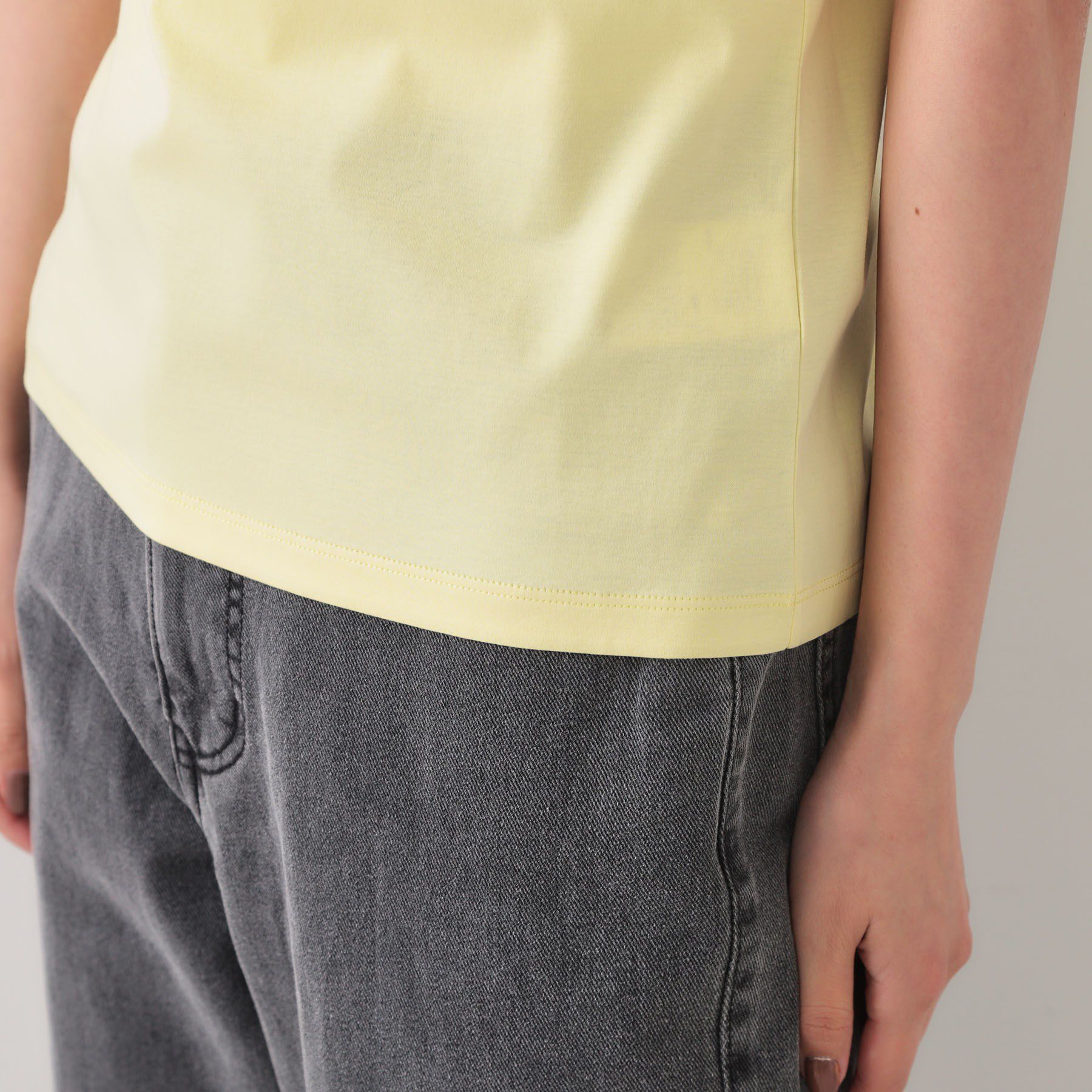 OPAQUE.CLIP「《5色展開》ベーシックノースリーブトップス【接触冷感/洗濯機洗い可】」|キャミソール|