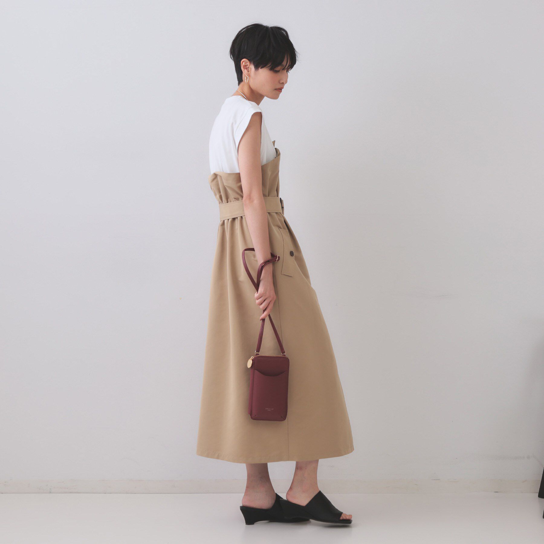 OPAQUE.CLIP「【お財布機能付き】ケイタイミニショルダーバッグ」|ショルダー・メッセンジャー|