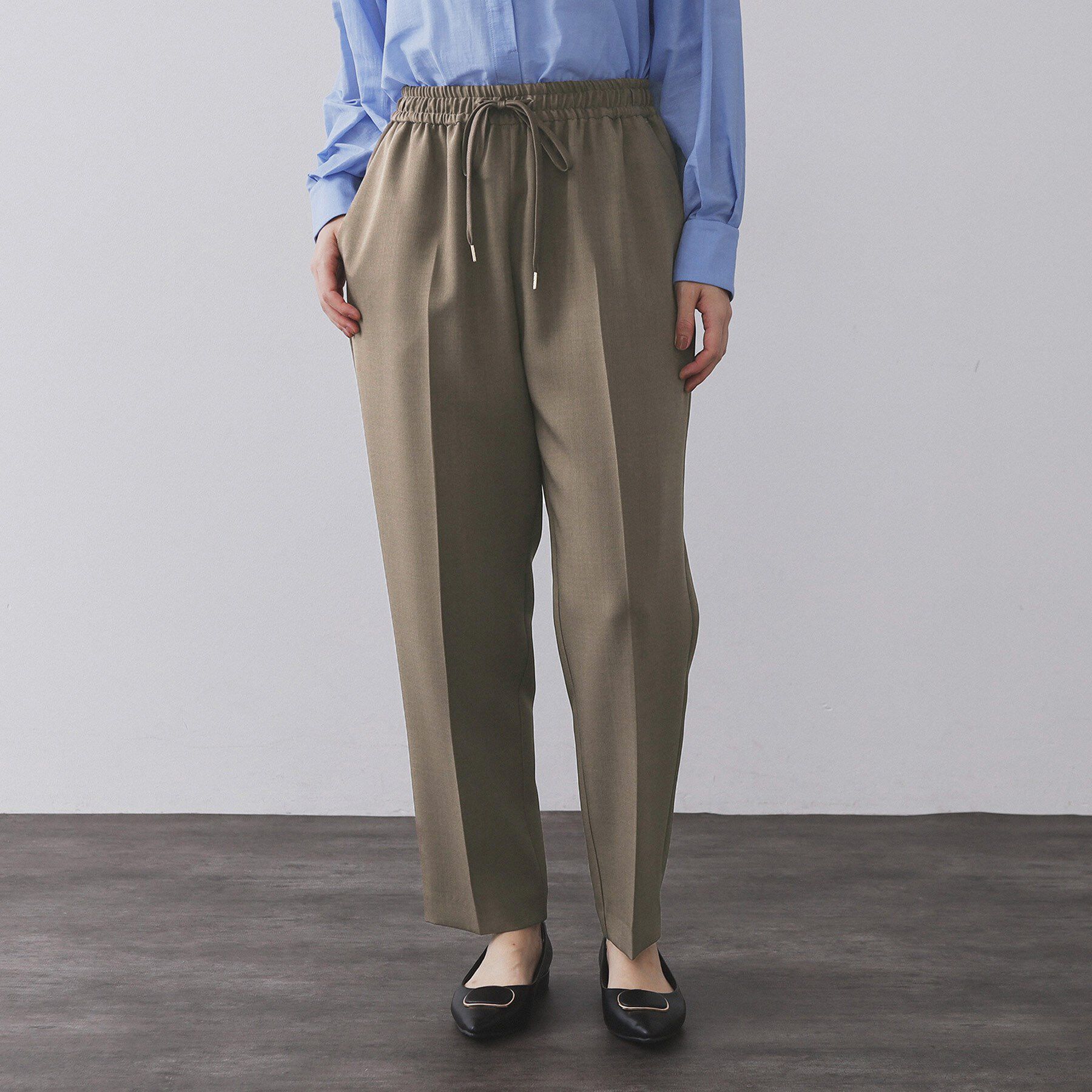 OPAQUE.CLIP「ストレッチ美脚イージーテーパードパンツ【防シワ/洗濯機洗い可】」|その他|