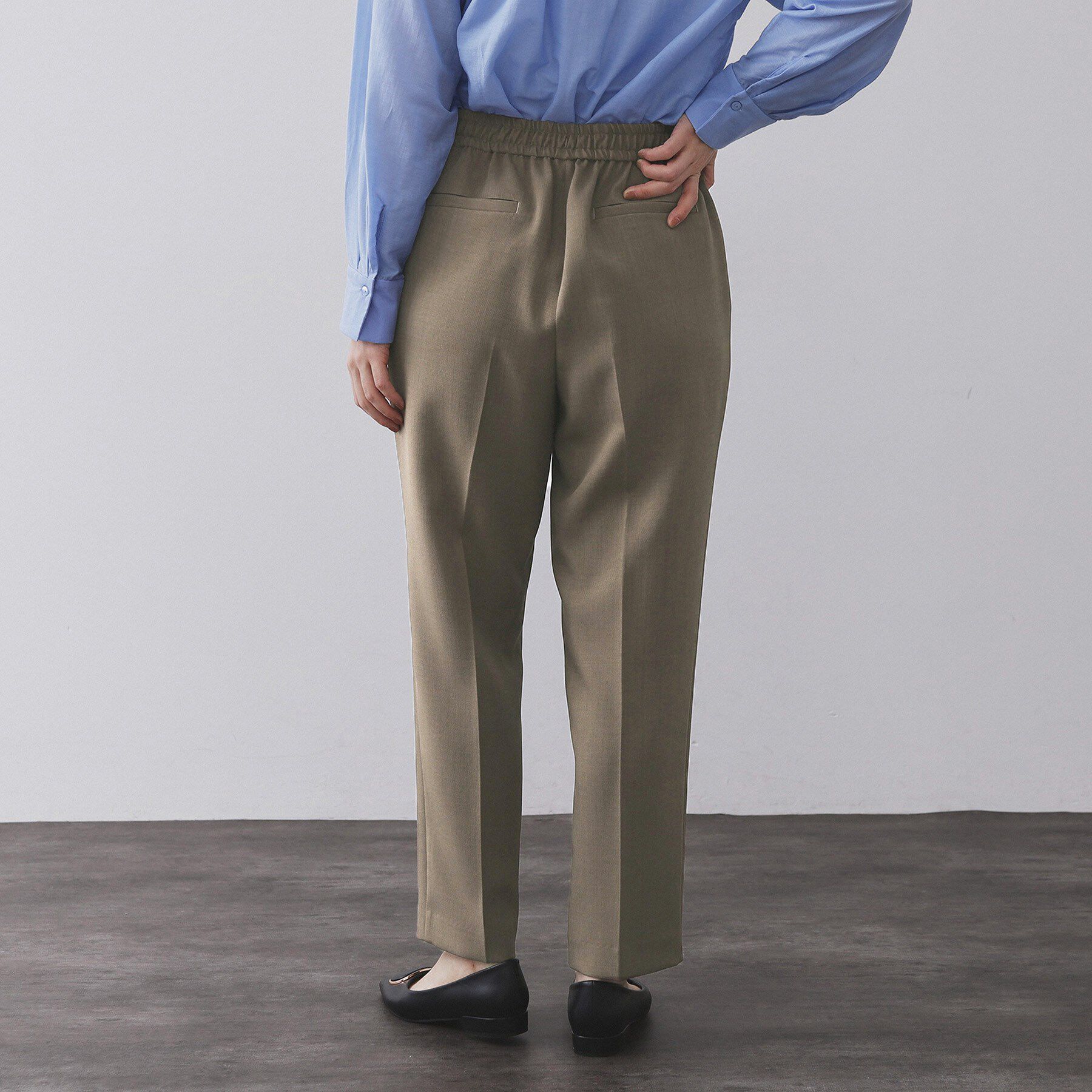 OPAQUE.CLIP「ストレッチ美脚イージーテーパードパンツ【防シワ/洗濯機洗い可】」|その他|