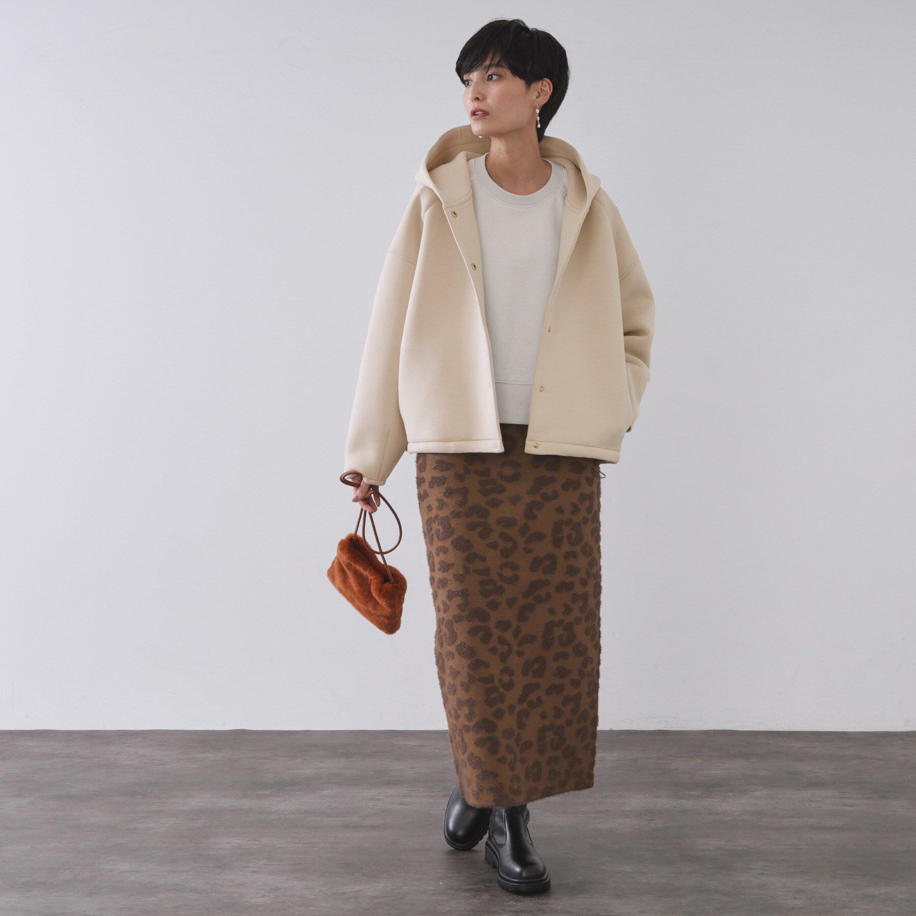 OPAQUE.CLIP「フーディブルゾン【洗濯機OK】」|ブルゾン・スタジャン|