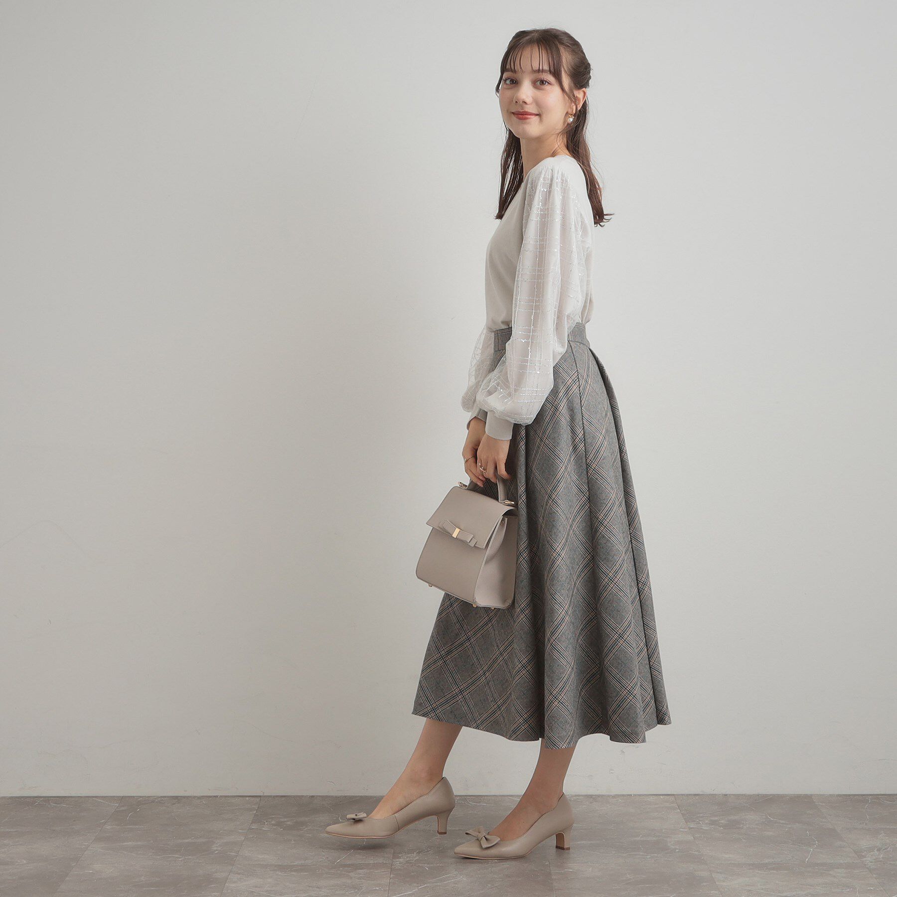 Couture broach「【通勤・大人可愛い】TRチェックスカート」|スカート|