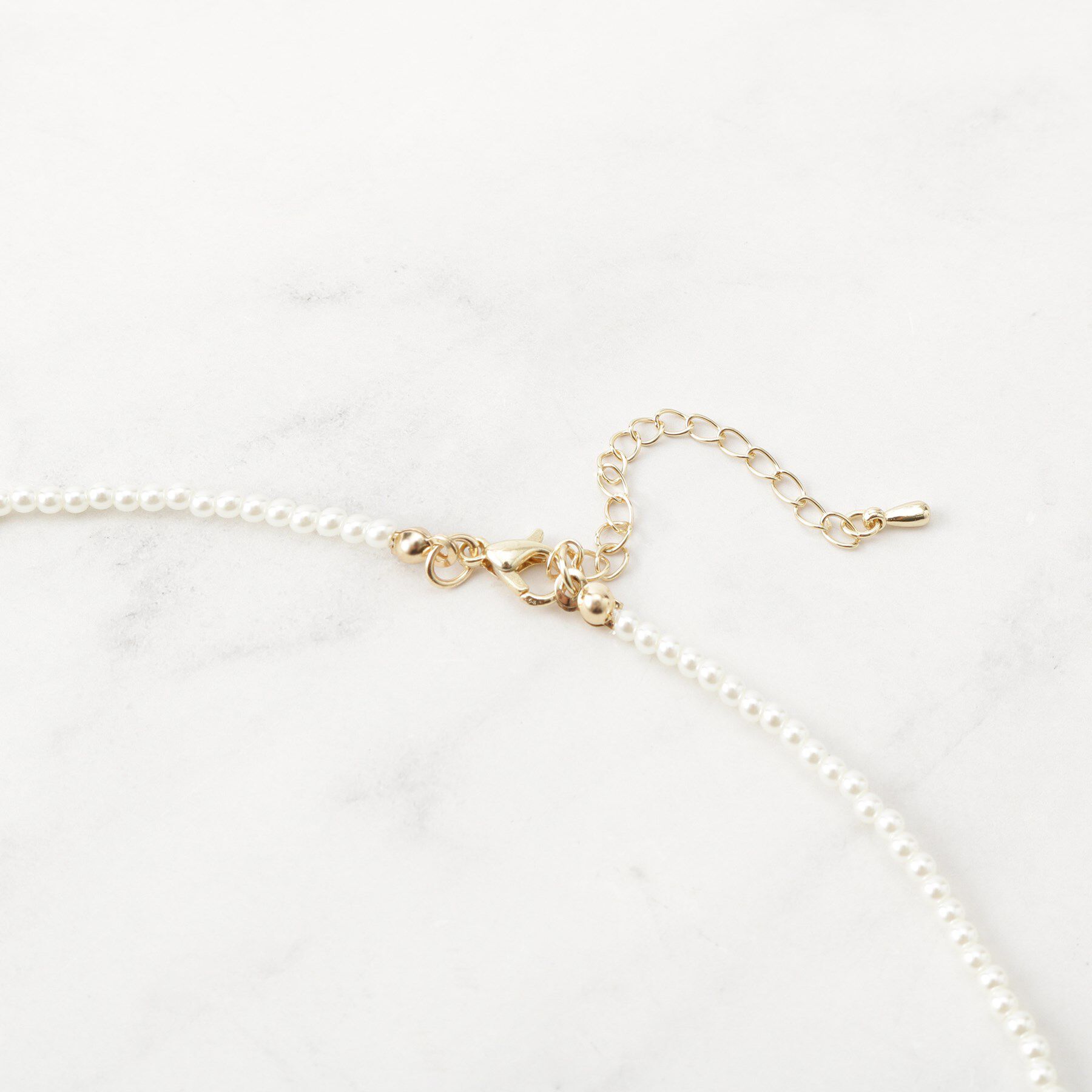 Couture broach「プチパール調ネックレス」|ネックレス|