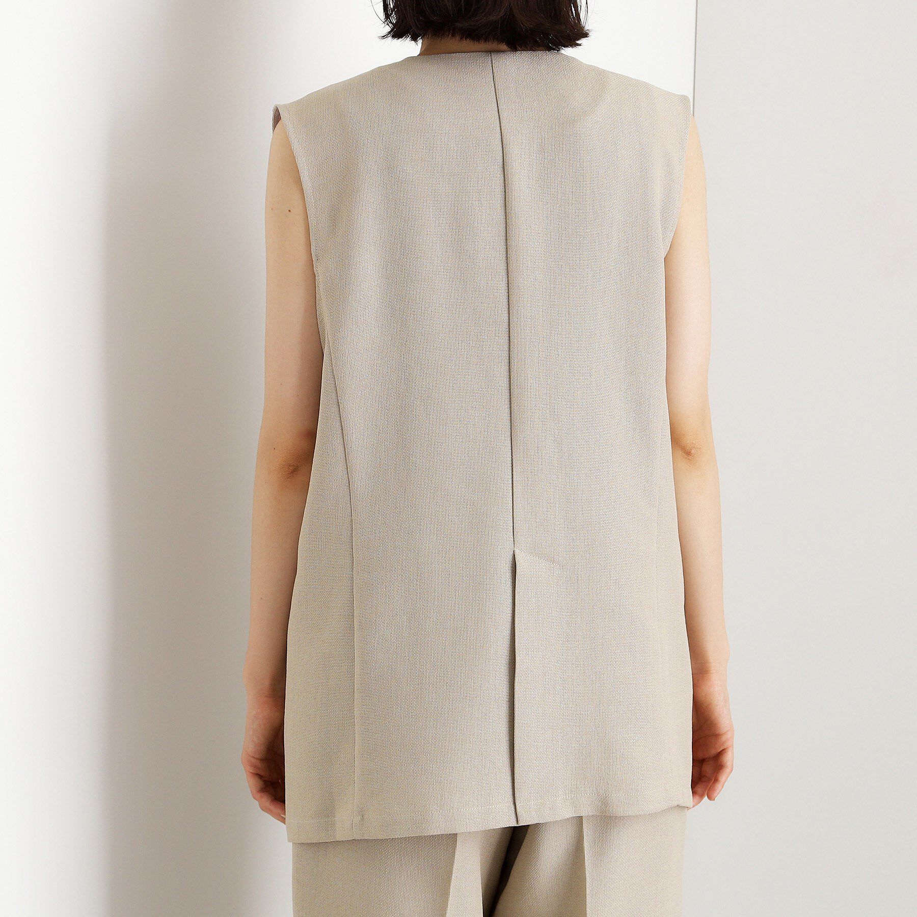 THE SHOP TK「【スッキリ決まる】パナマメッシュジレ/洗える/セットアップ可」|ベスト・ジレ|
