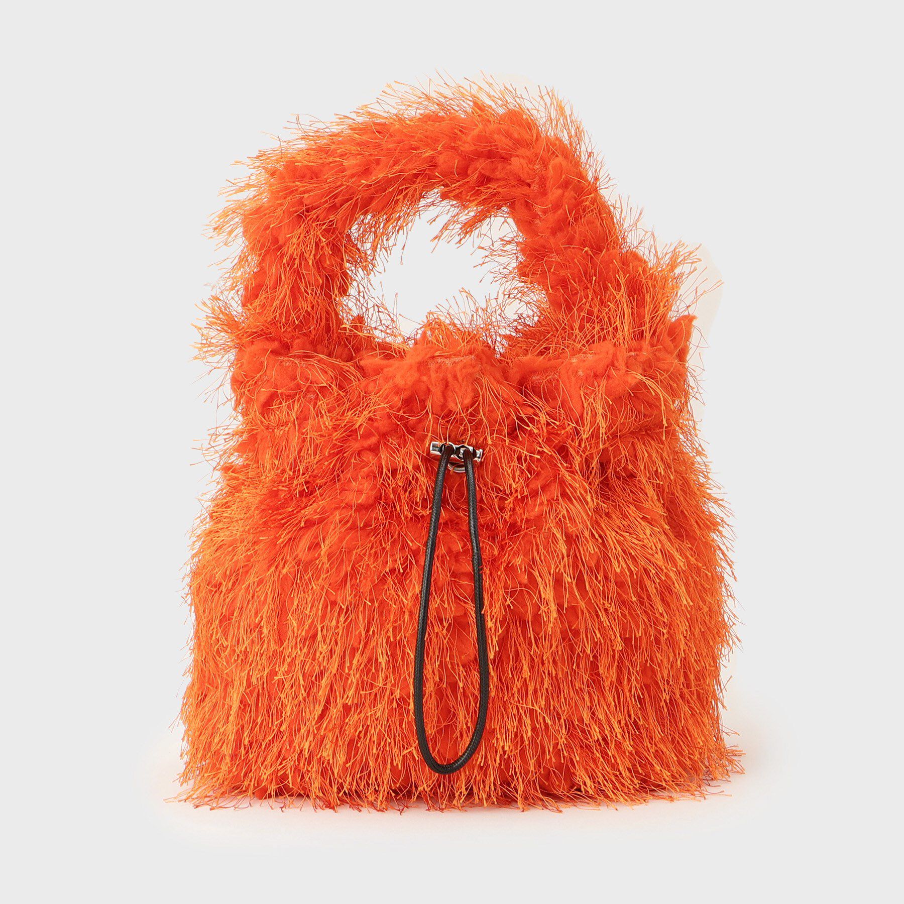 THE SHOP TK「フリンジボア巾着バッグ」|ショルダー・メッセンジャー|