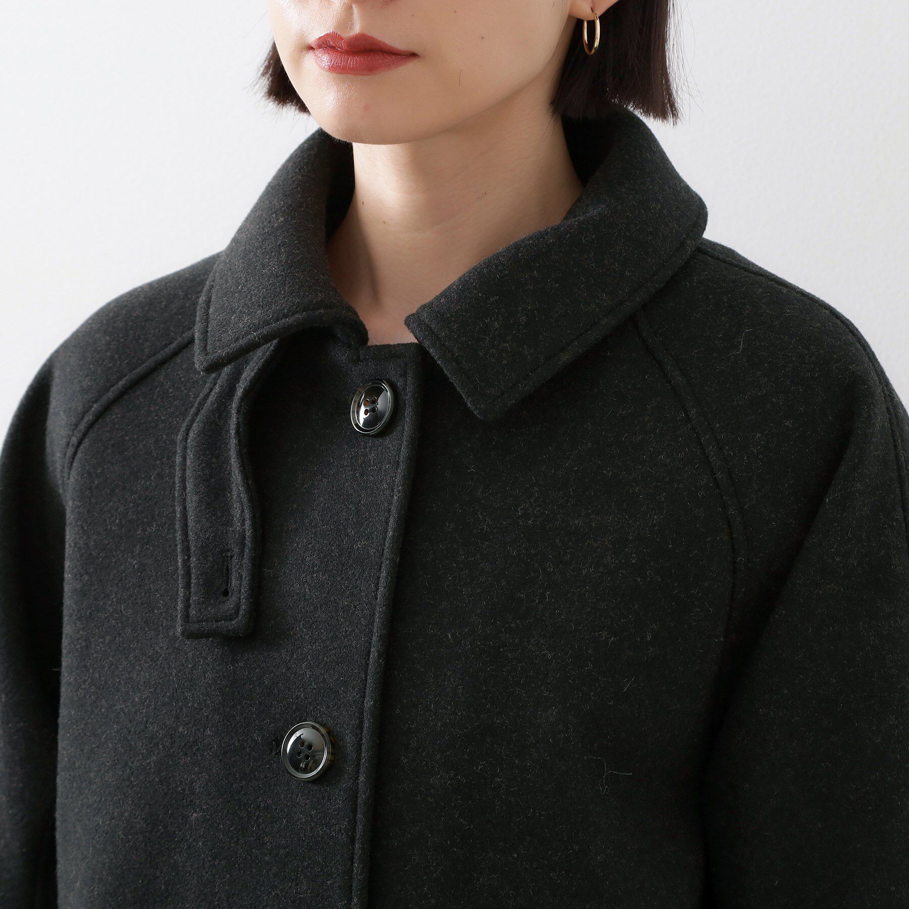 THE SHOP TK「ジャージメルトンスタンドカラーコート」|その他|