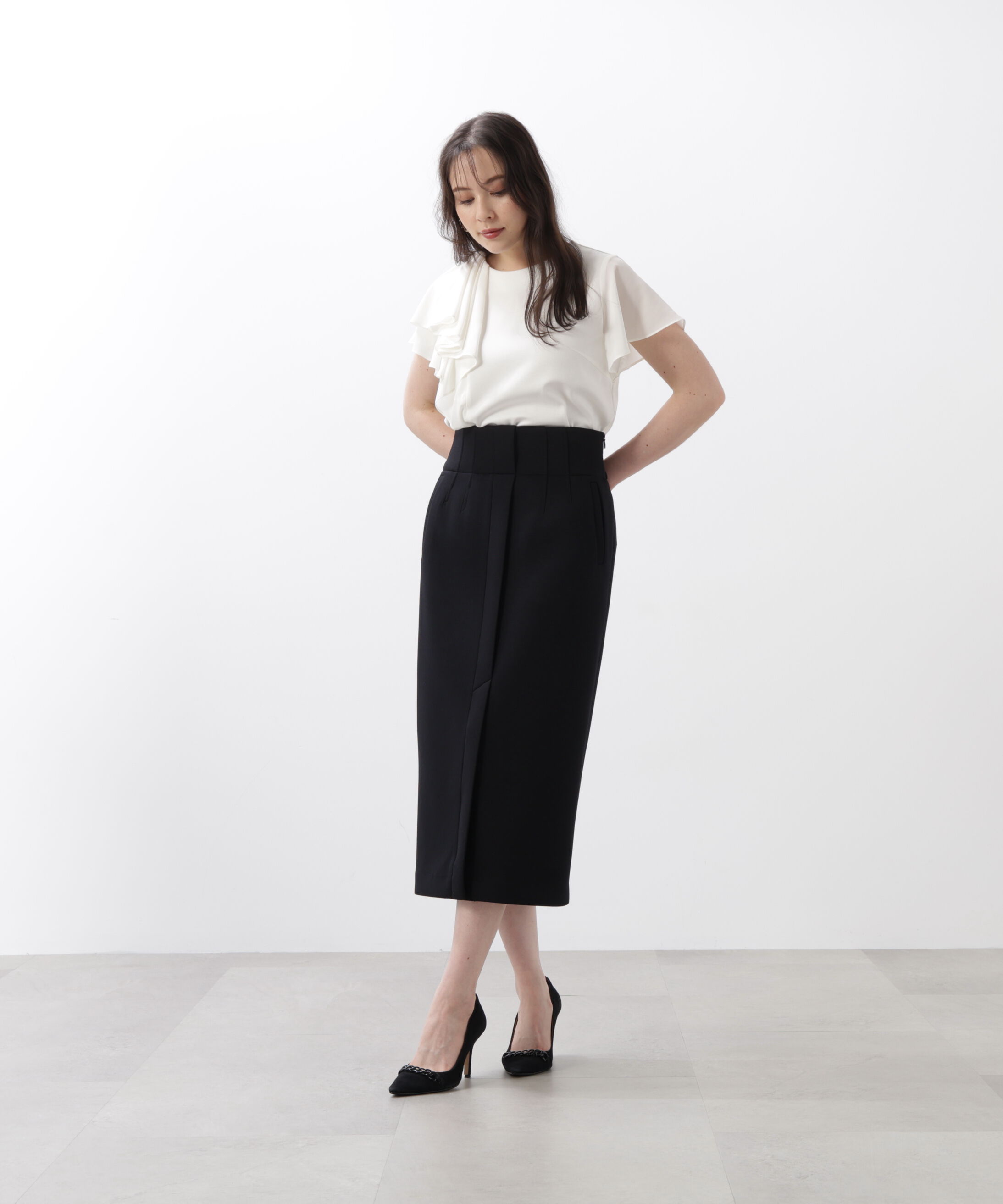  「◆ハイウエストダンボールミディスカート」|スカート|