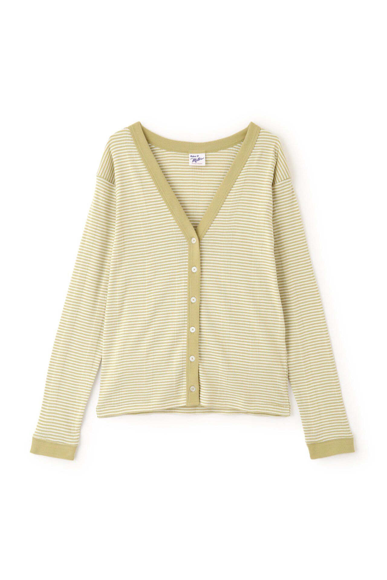  「◆パネルリブＶネックカーディガン」|Tシャツ・カットソー|